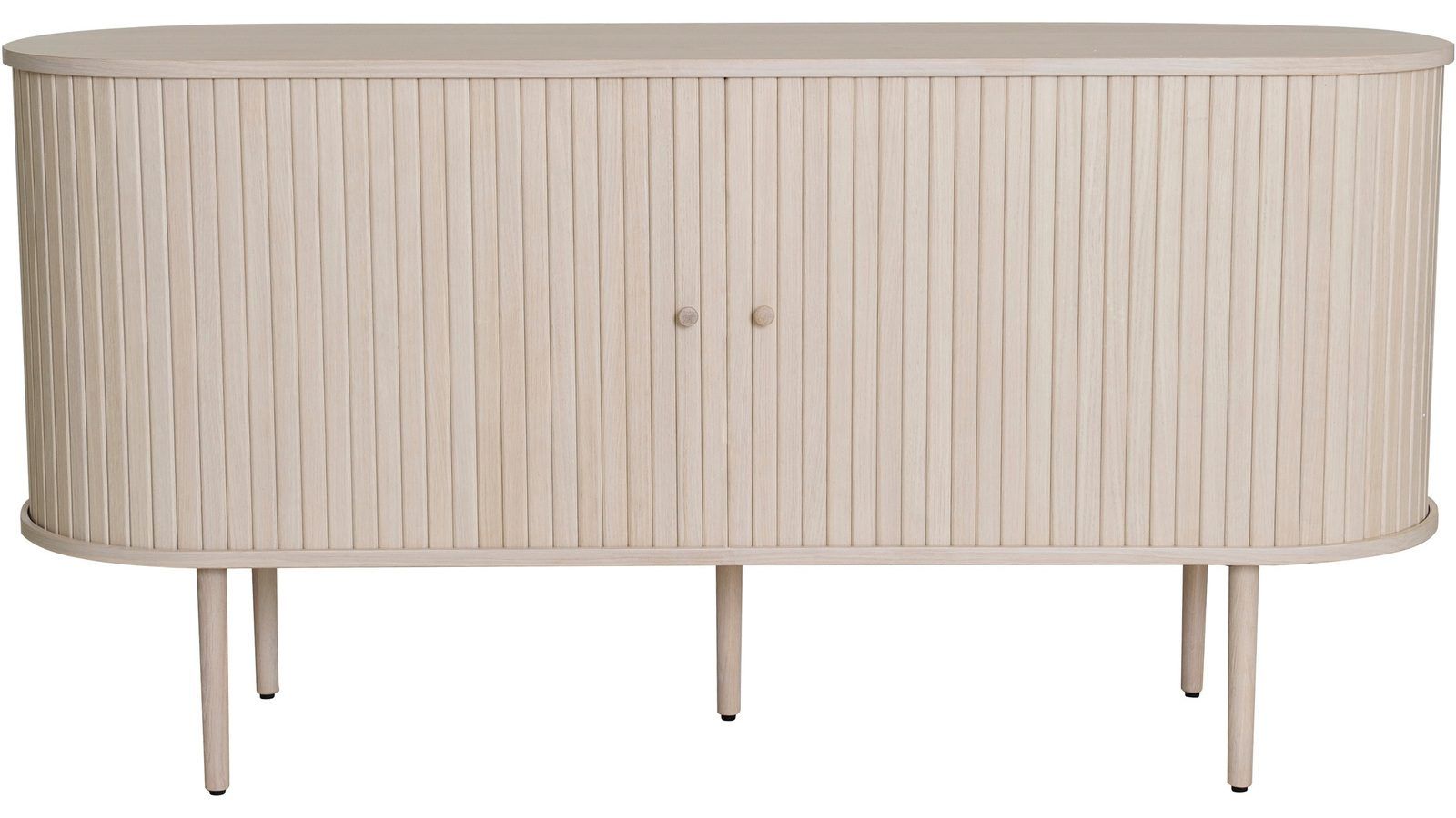 Sideboard Yngvar 150 cm - Vitpigmenterad ek