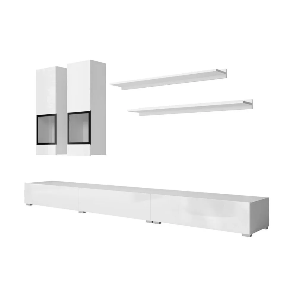 Väggenhet Baros - Vit Laminat