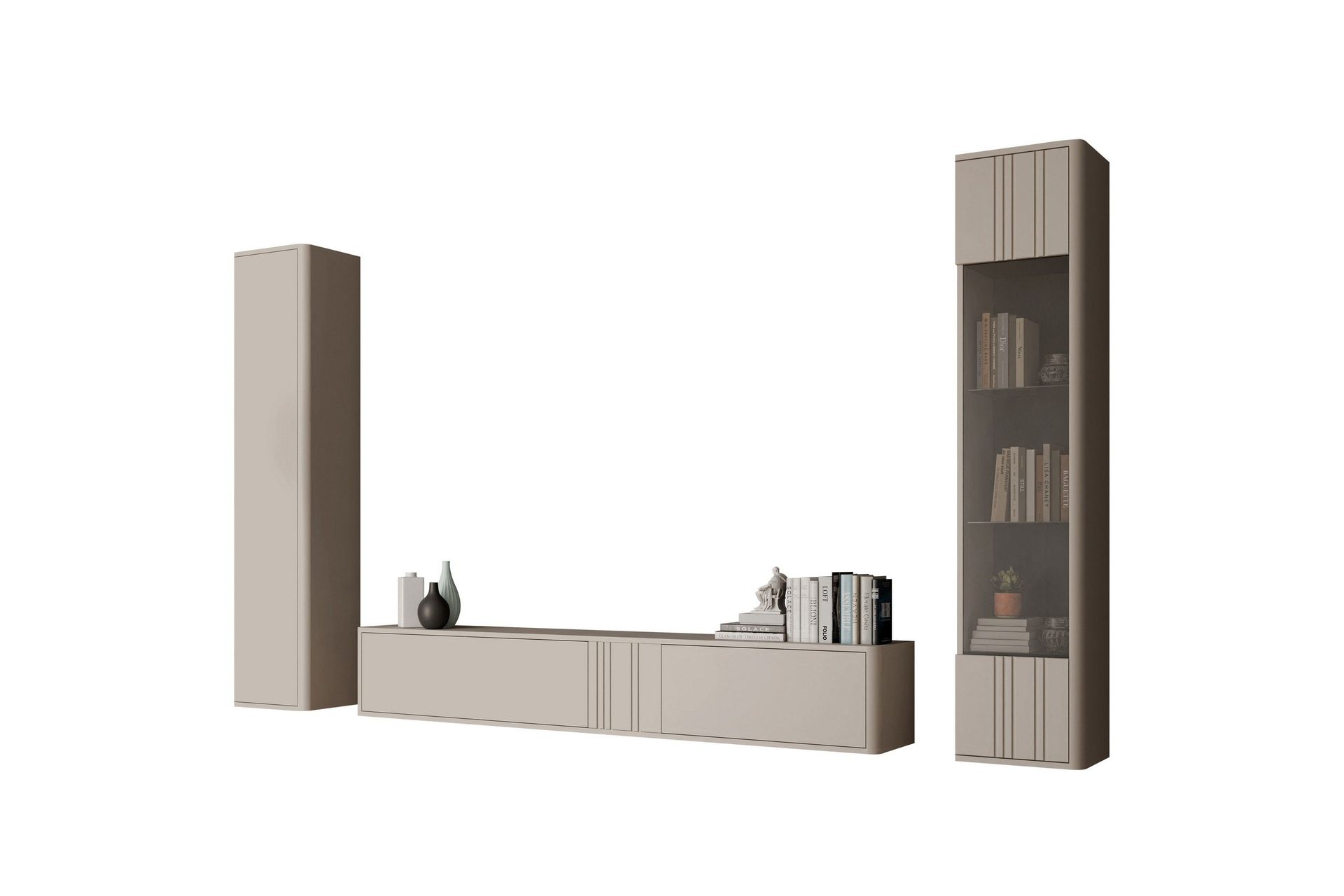 Zalricus Möbelset För Vardagsrum - Beige