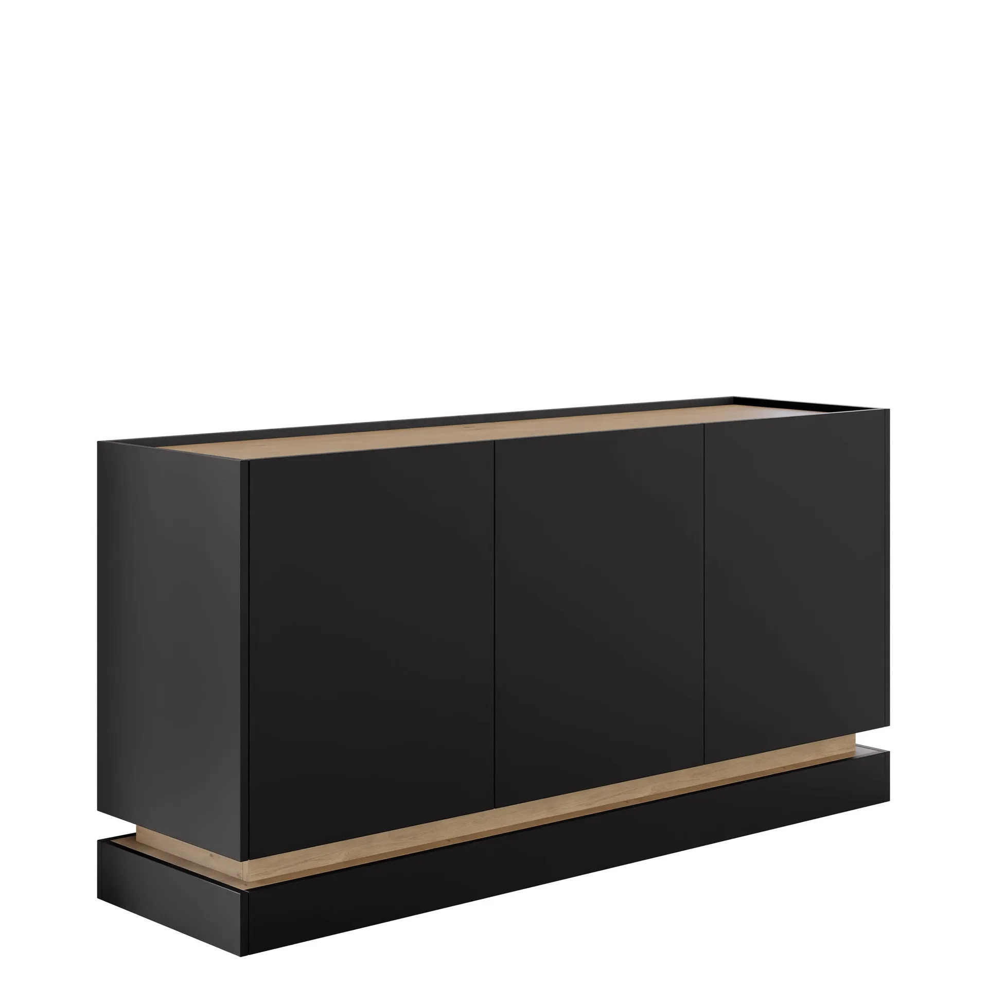 Zelric Sk&auml;nk 160x37 cm - Svart