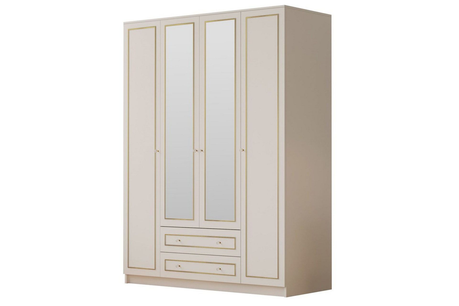 Auric Garderob 140x180 cm - Matt Vit