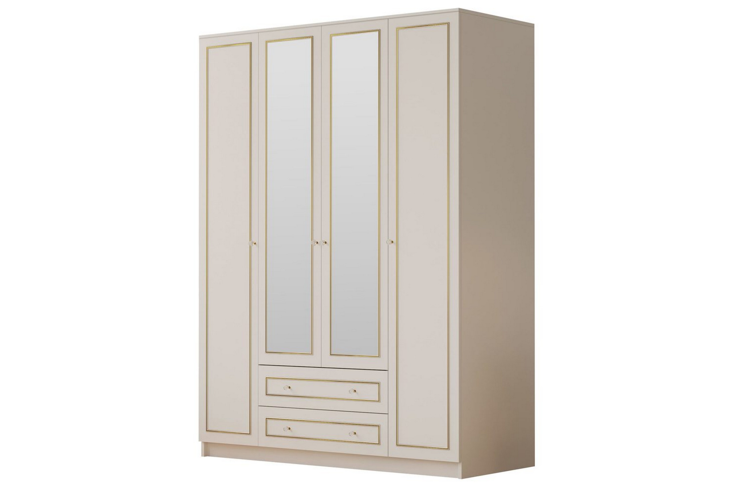 auric garderob 140x180 cm - matt vit