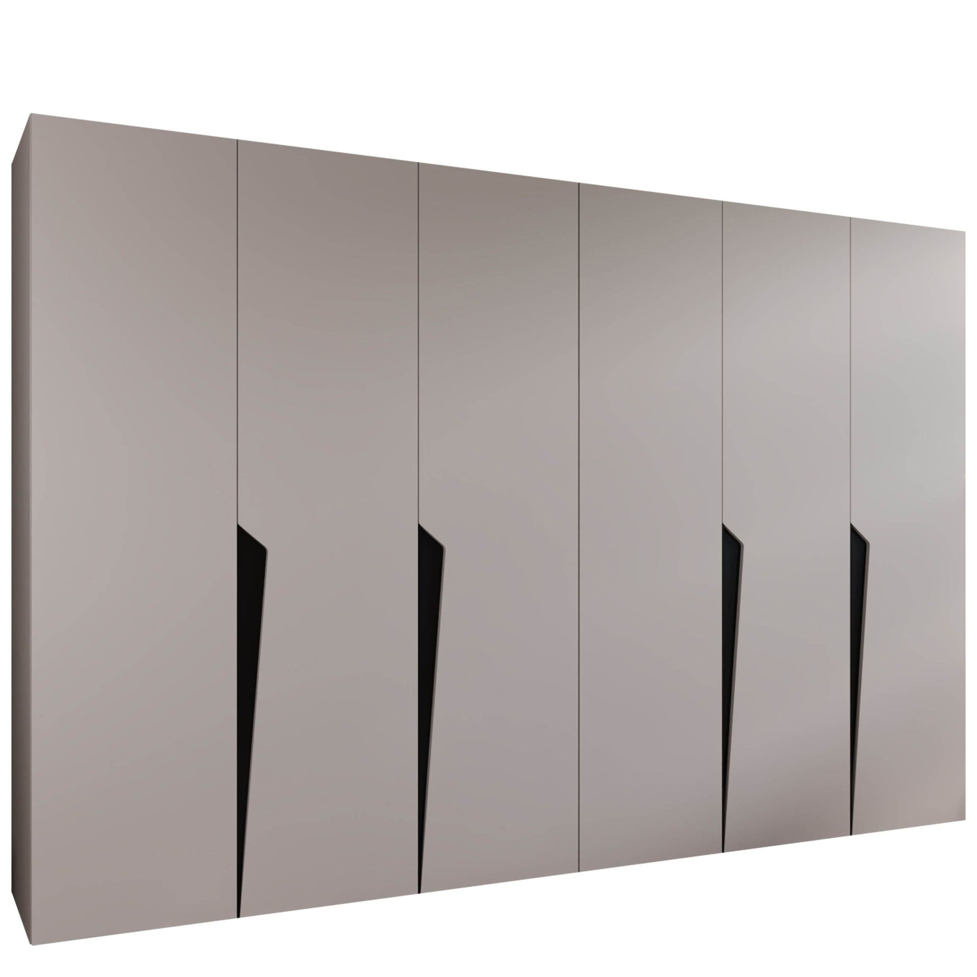 Barile Garderob 300 cm - cashmere, svart