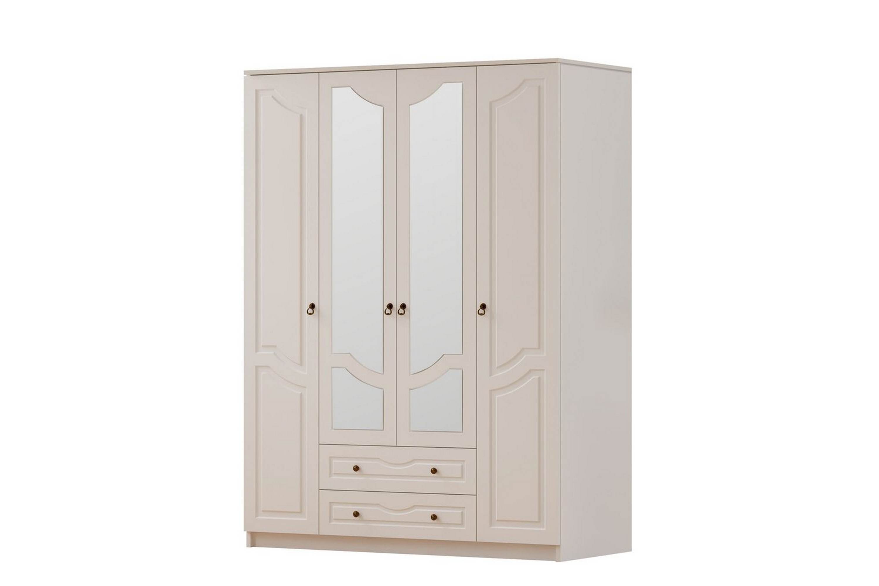 brelin garderob 140x210 cm - matt vit