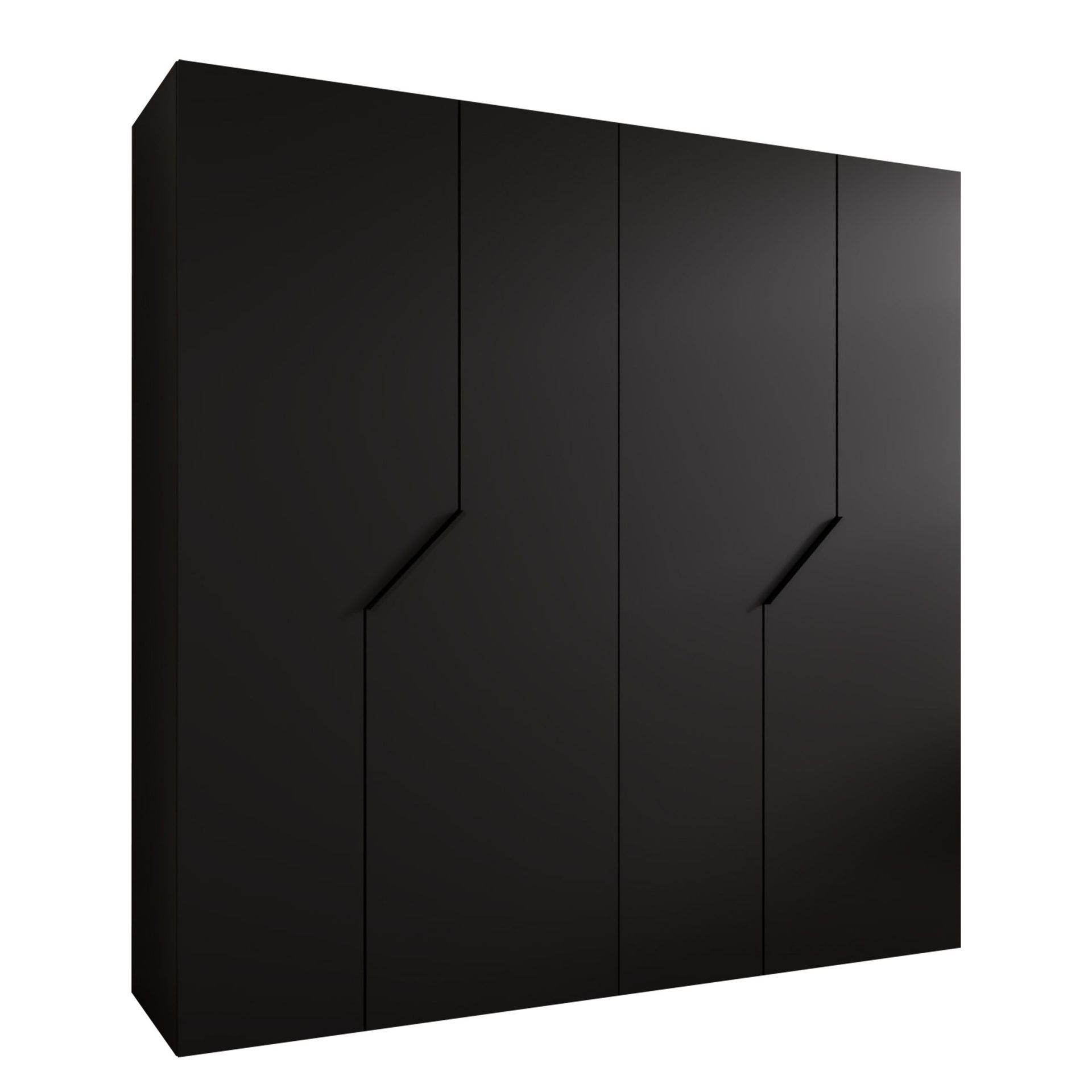 Eikra Garderob 200 cm - svart