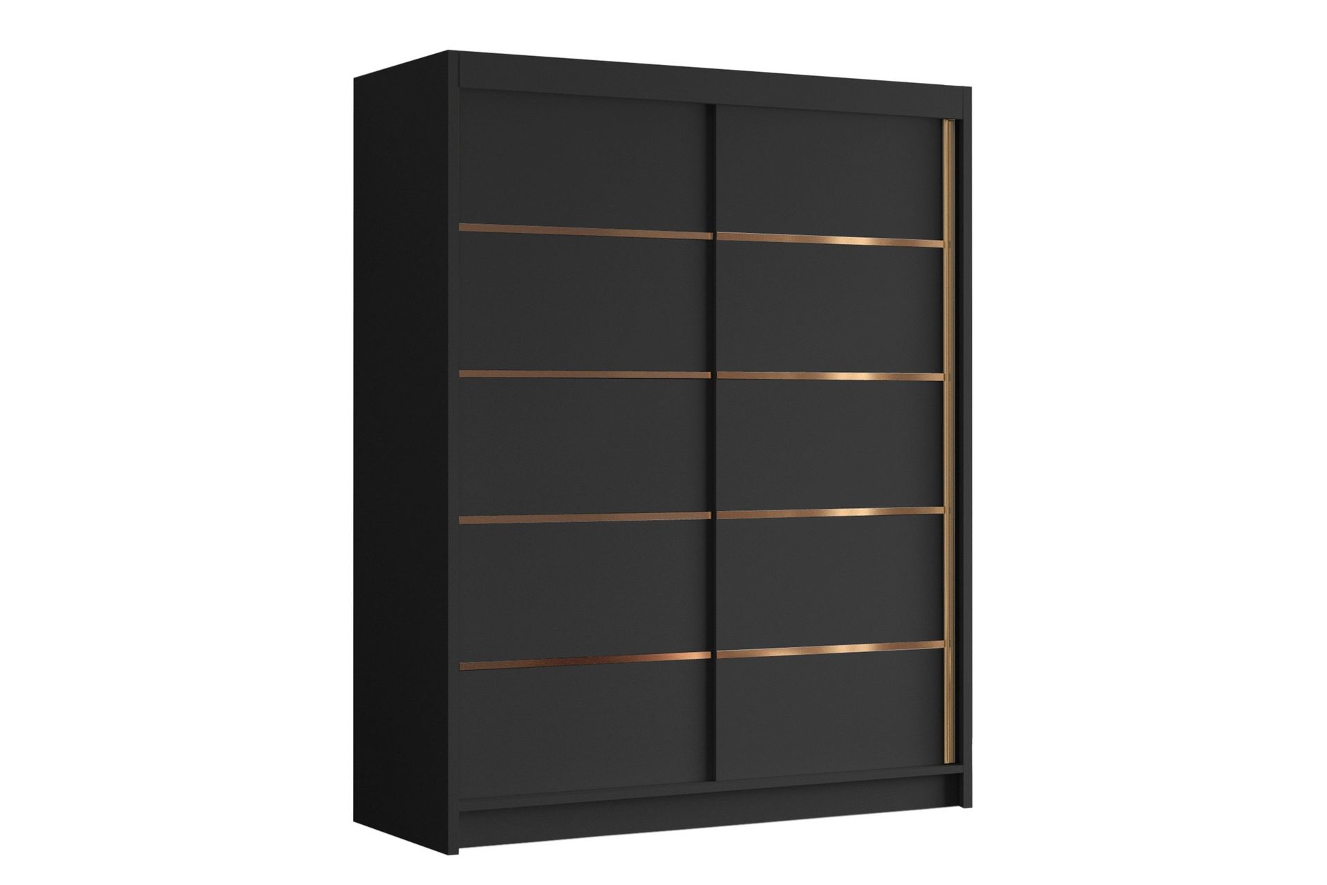 Emet Garderob 150x200 cm - Svart