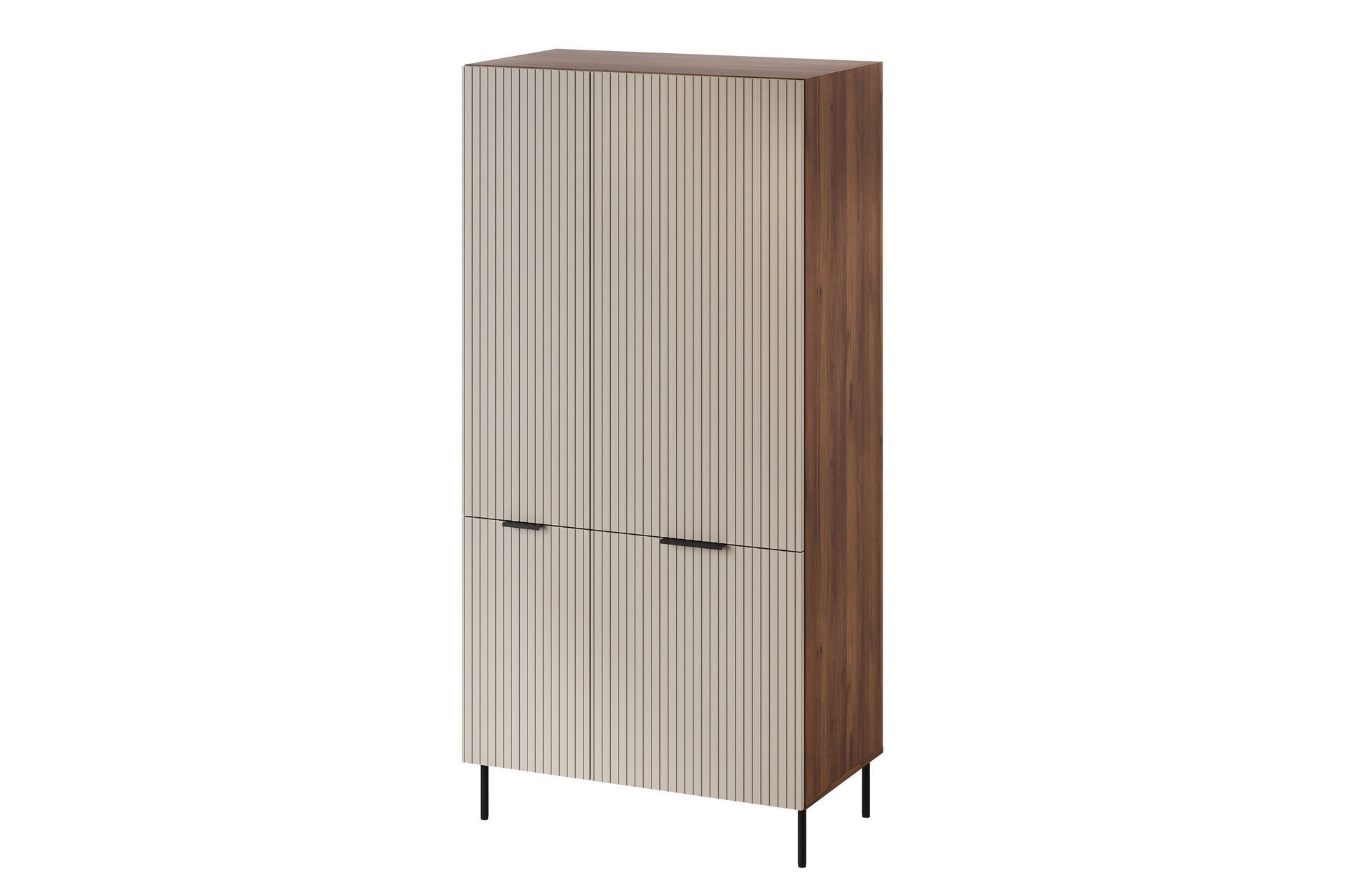 Fiesta Garderob 90x186 cm - Brun/Beige