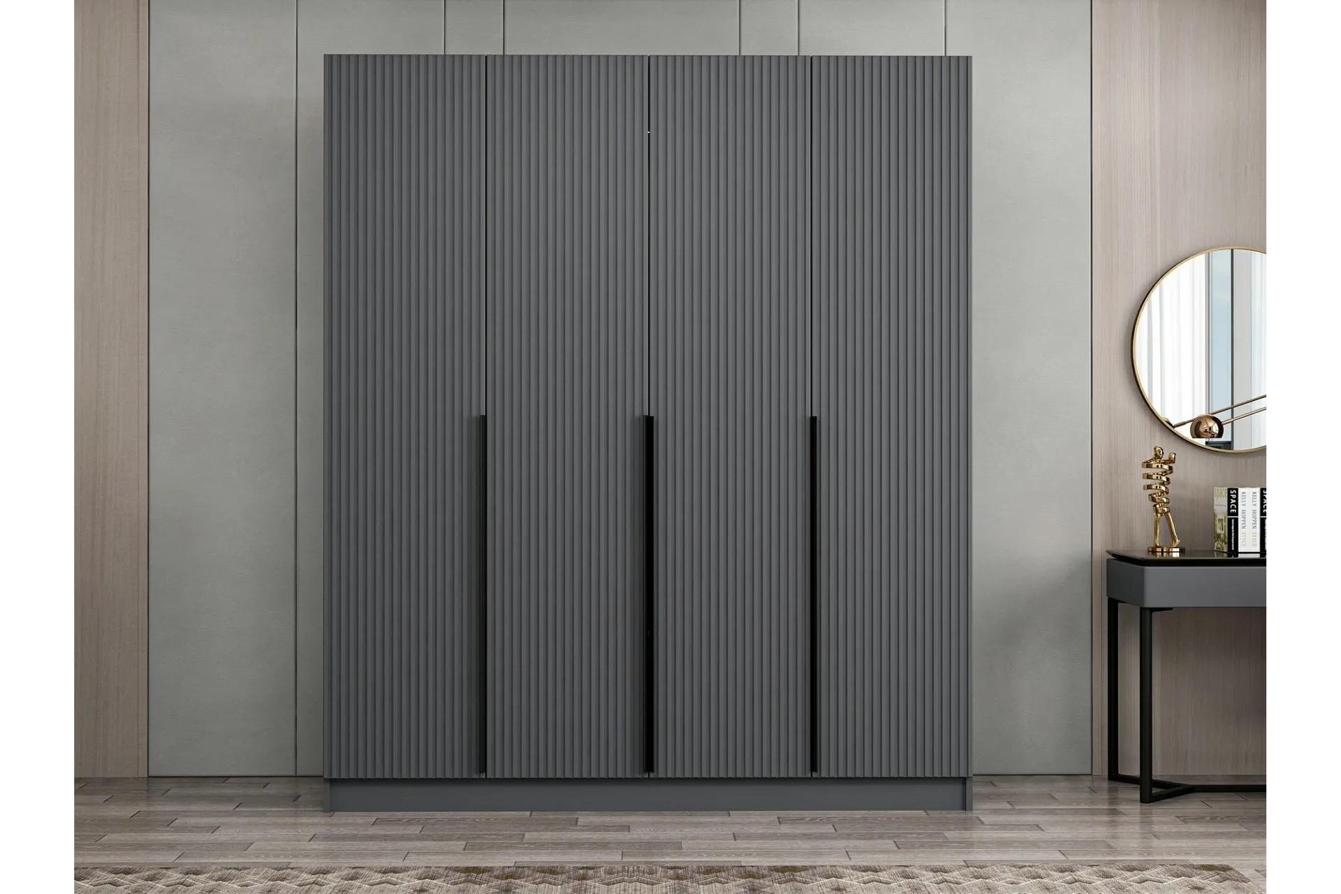 Fruitland Garderob 180 cm - Antracit