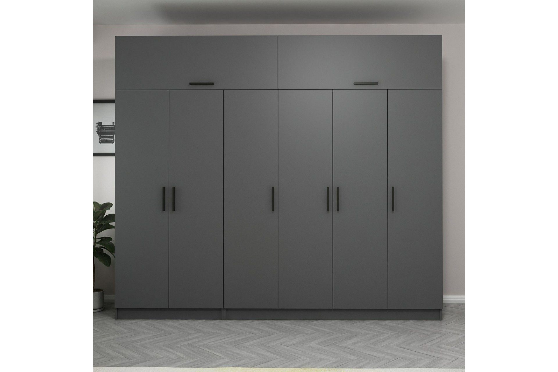 Fruitland Garderob 270 cm - Antracit