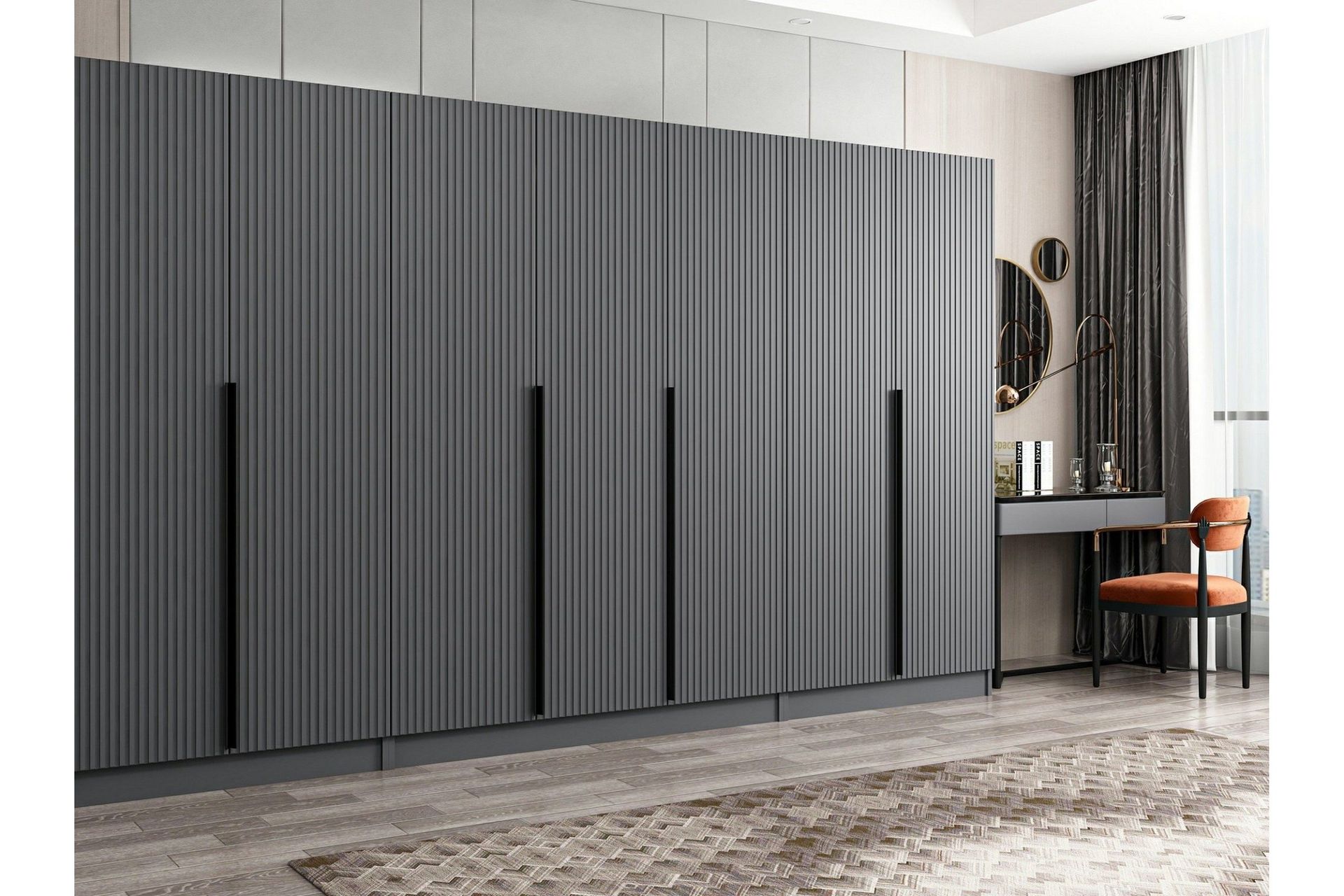 fruitland garderob 315 cm - antracit