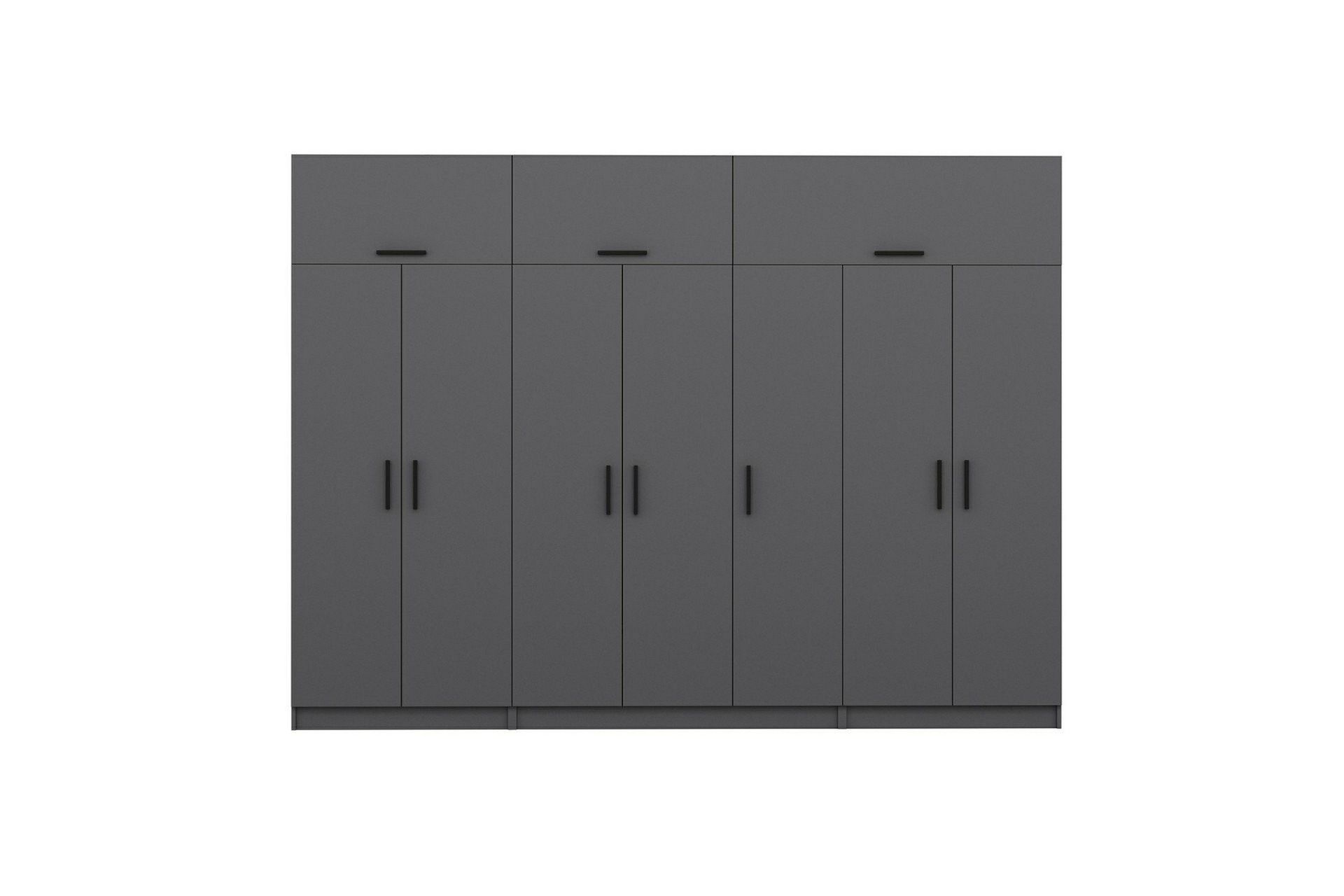 Fruitland Garderob 315x235 cm - Antracit