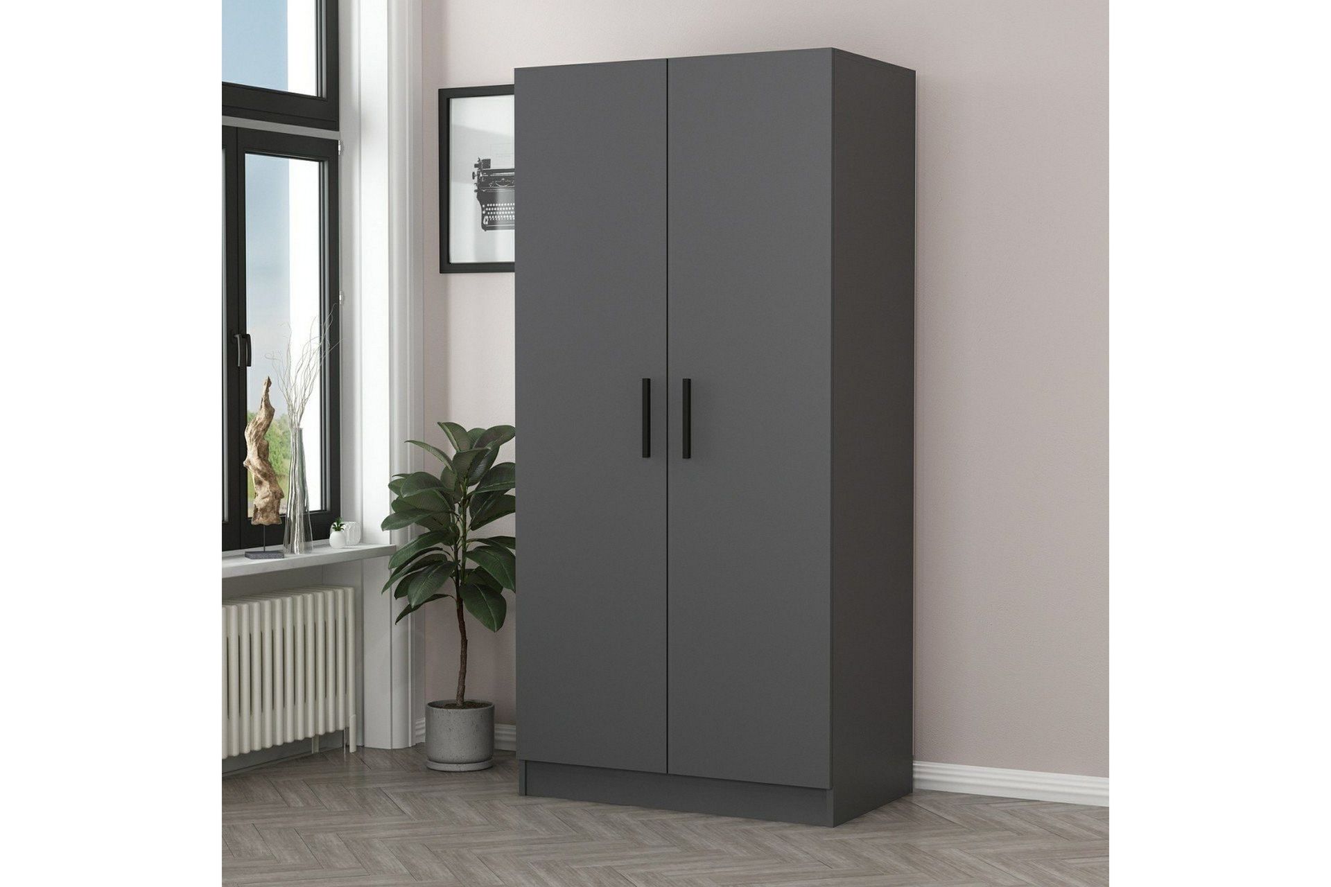 Fruitland Garderob 90 cm - Antracit