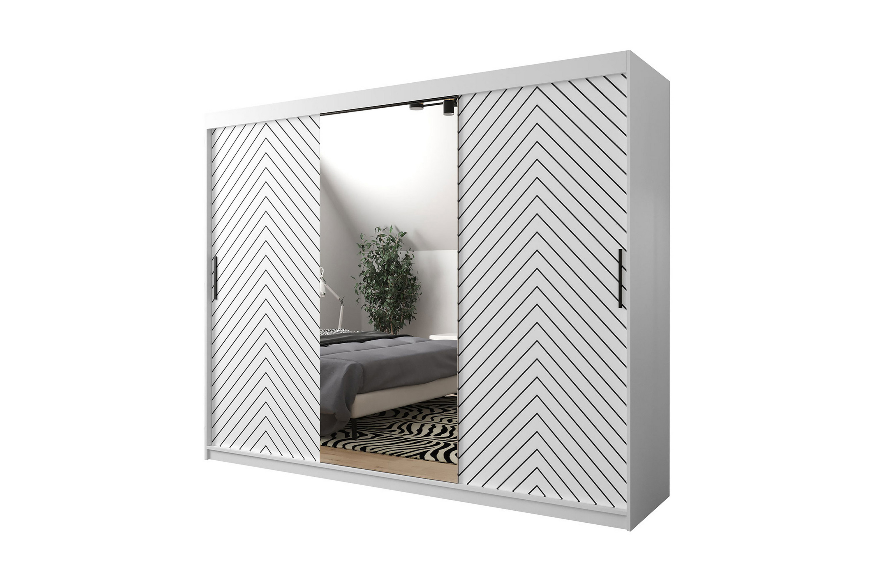 garderob 250 - vitsvart