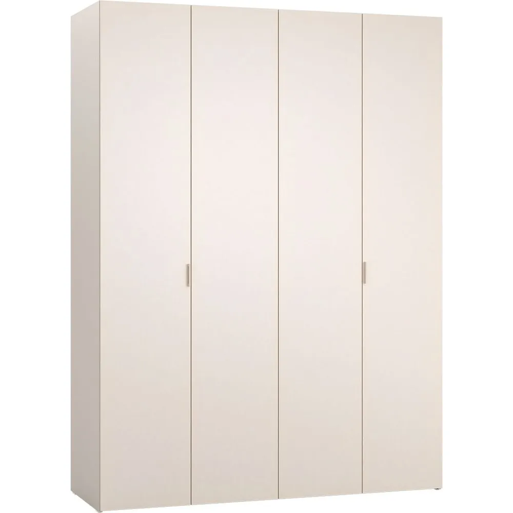 garderob 4 you fresh 4 dörrar - sandbeige, 240,6 cm