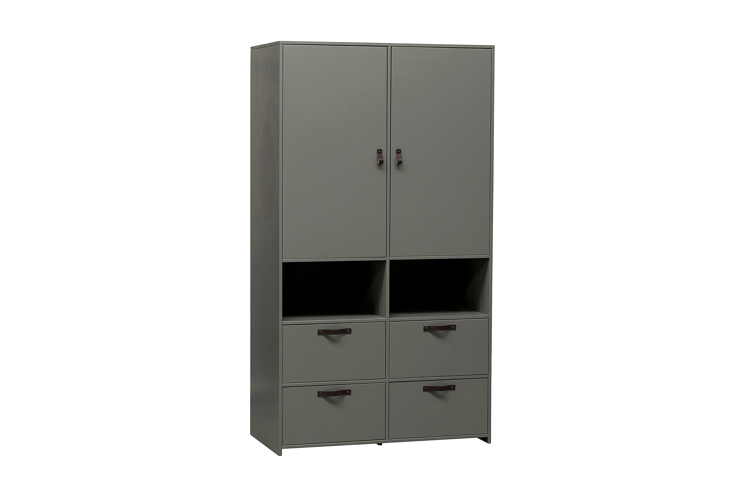 garderob cachafol med förvaring - grå