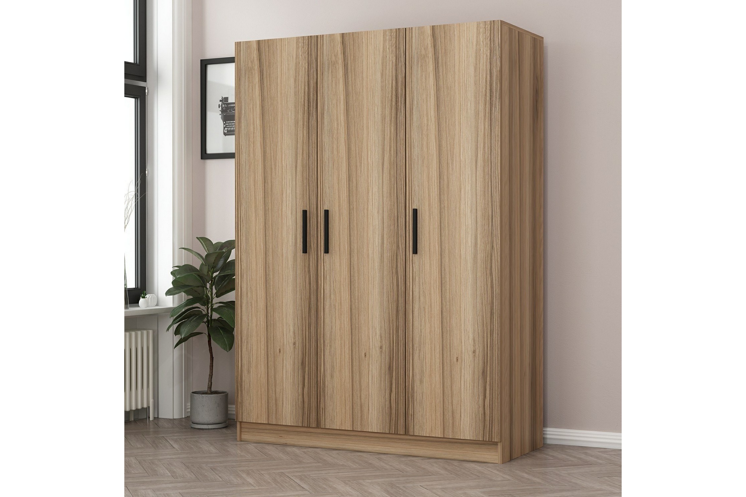 Garderob Cambrian 135 cm Ek