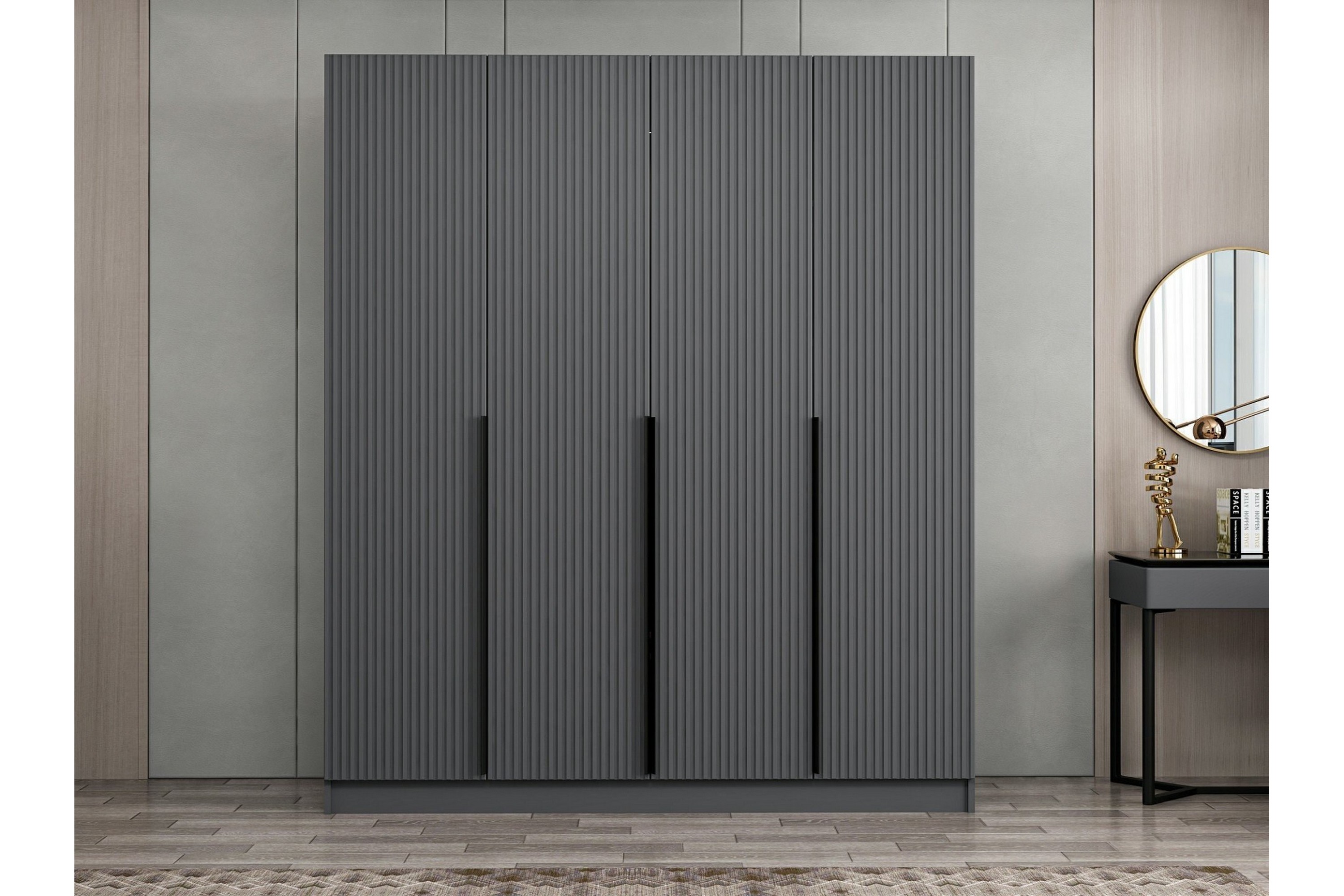 garderob cambrian 180 cm - antracit