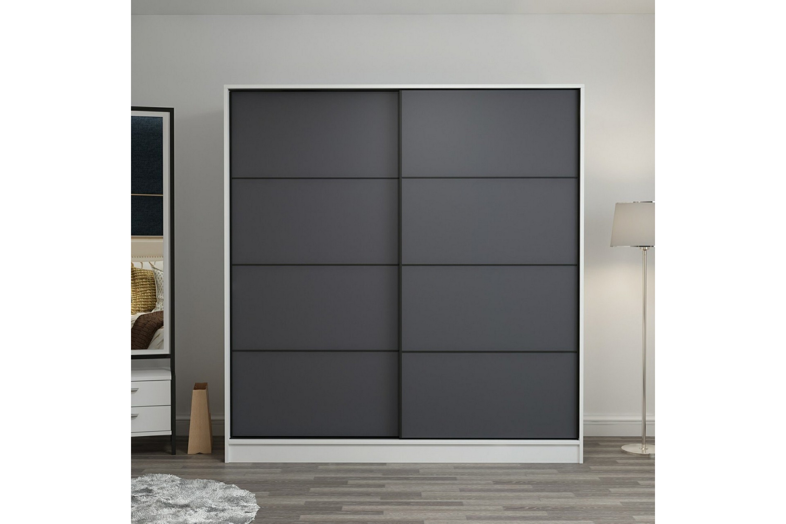 Garderob Cambrian 180 cm Antracit