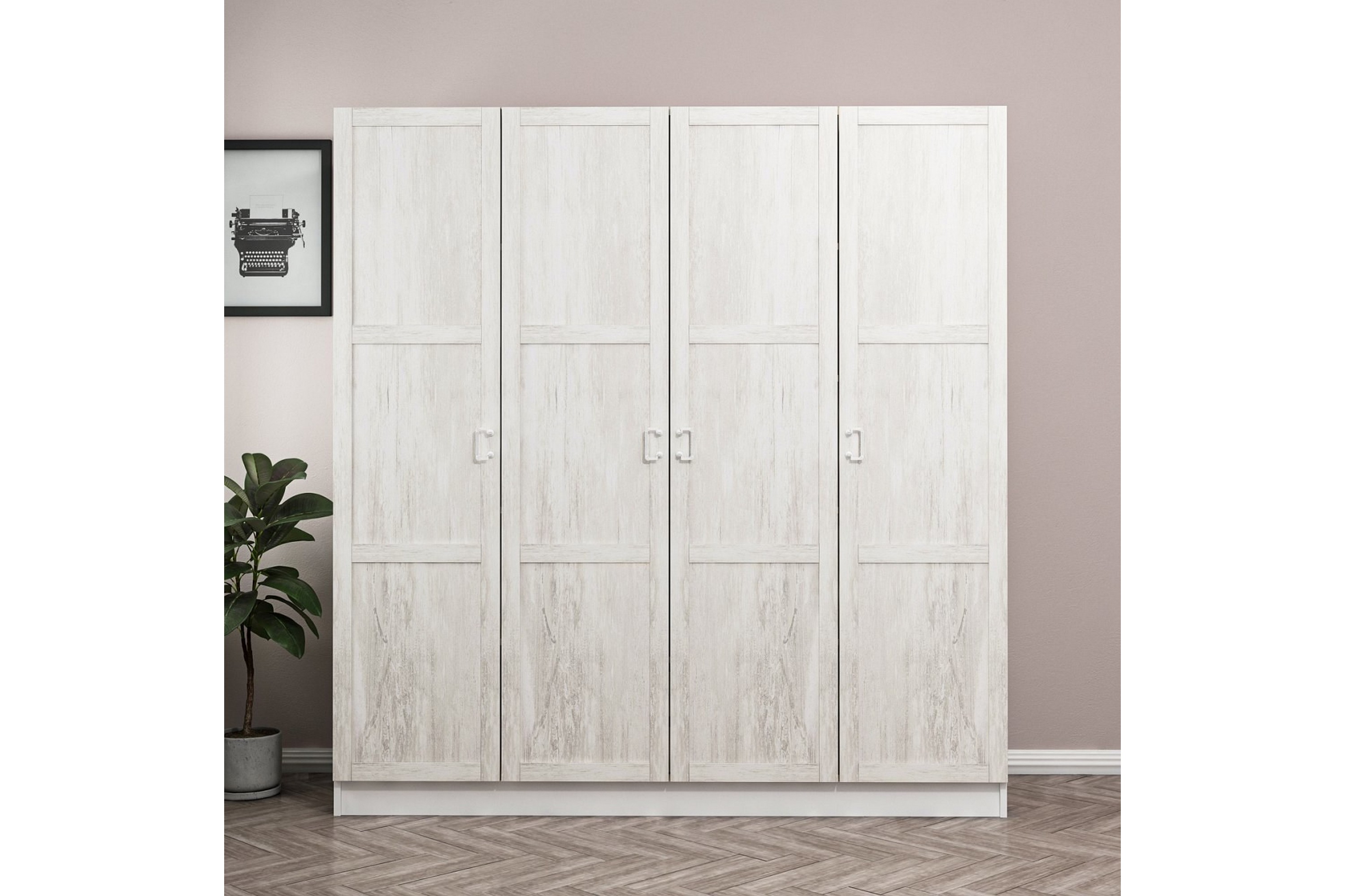 Garderob Cambrian 180 cm Vit