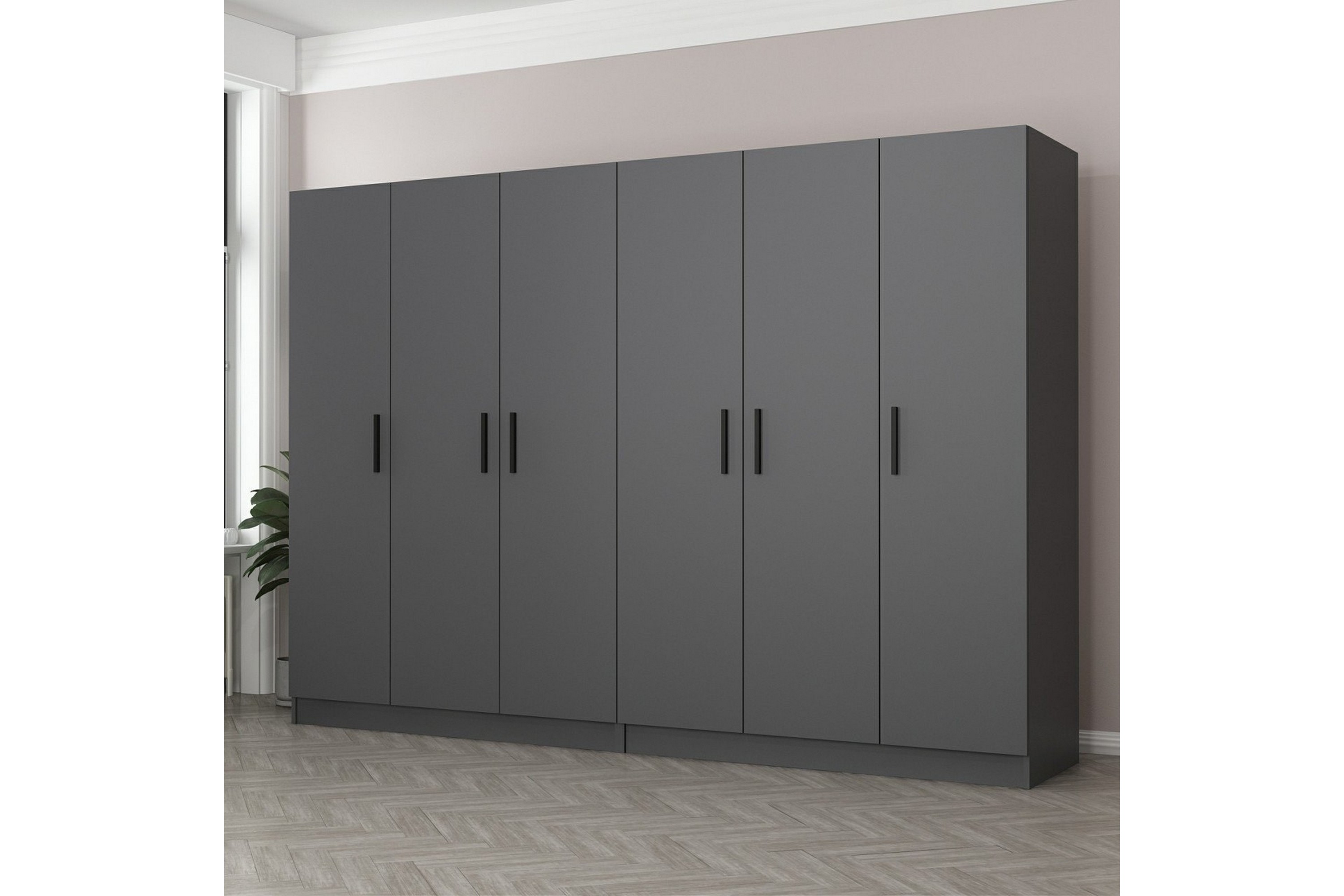 Garderob Cambrian 270 cm Antracit