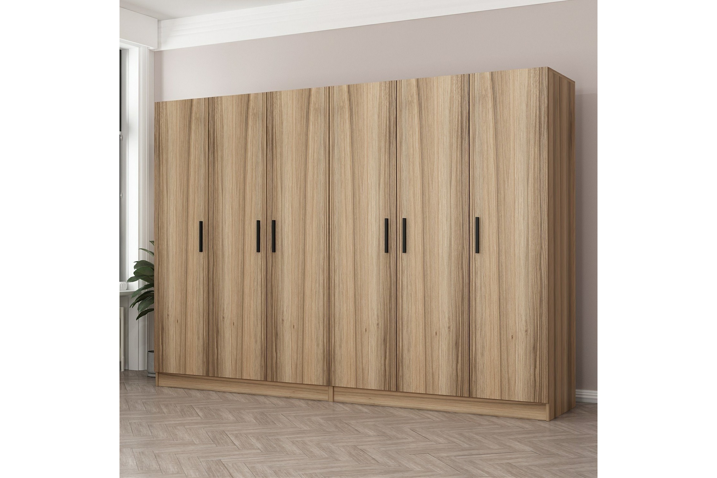 Garderob Cambrian 270 cm Brun