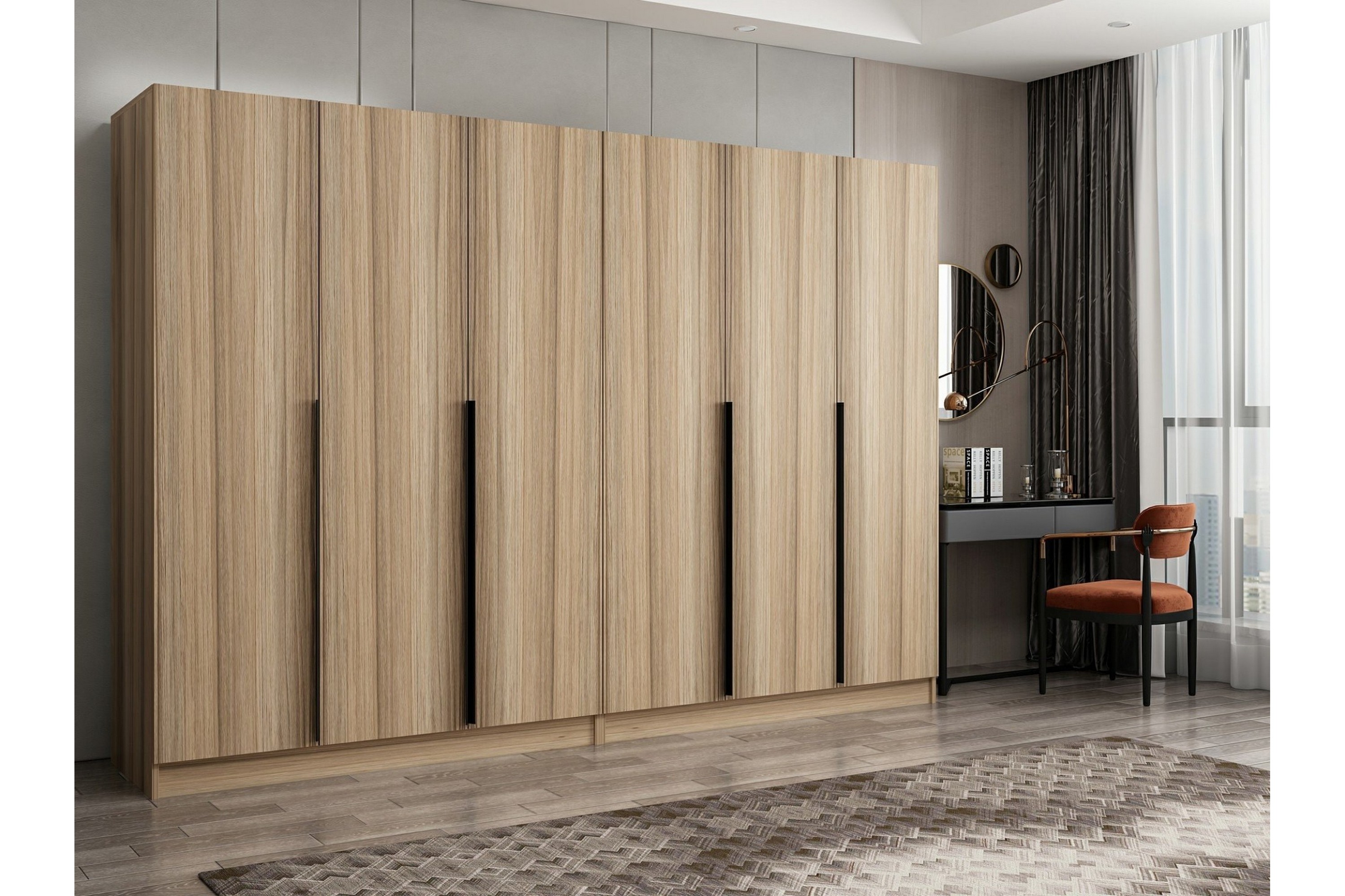 Garderob Cambrian 270 cm Ek