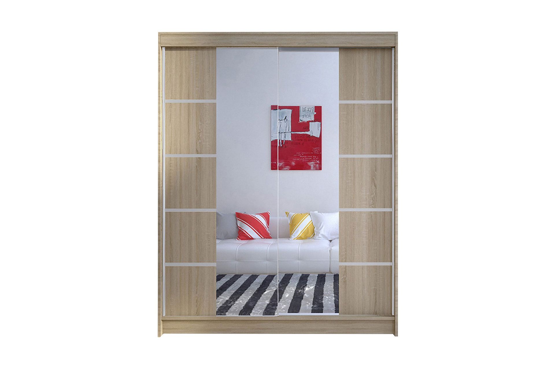 Garderob Camino LED-belysning - Ek