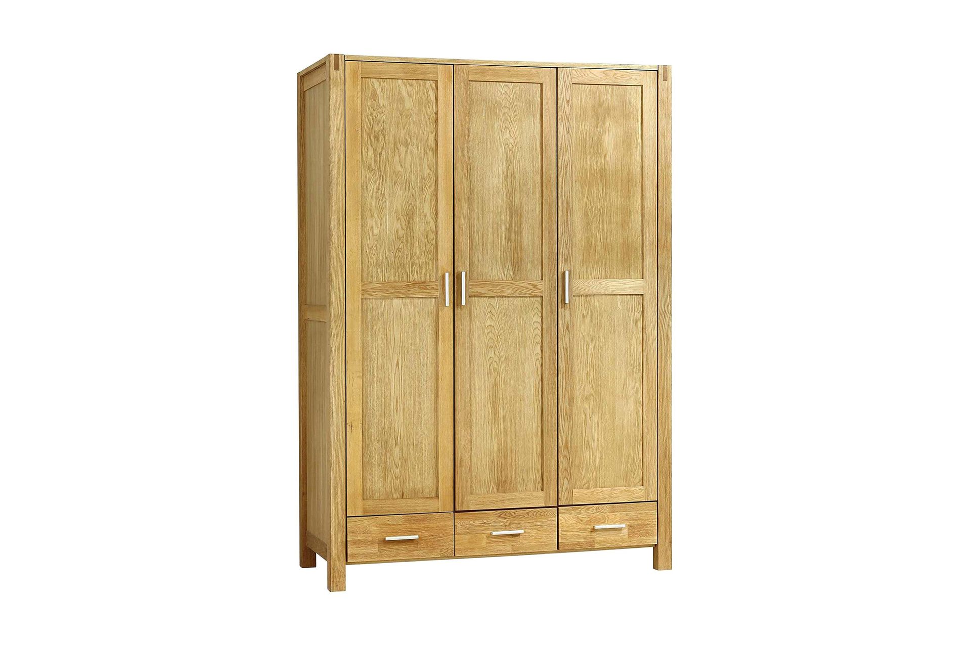 Garderob Chicago 3-Dörrar Och 3-Lådor 130x57xh190 -