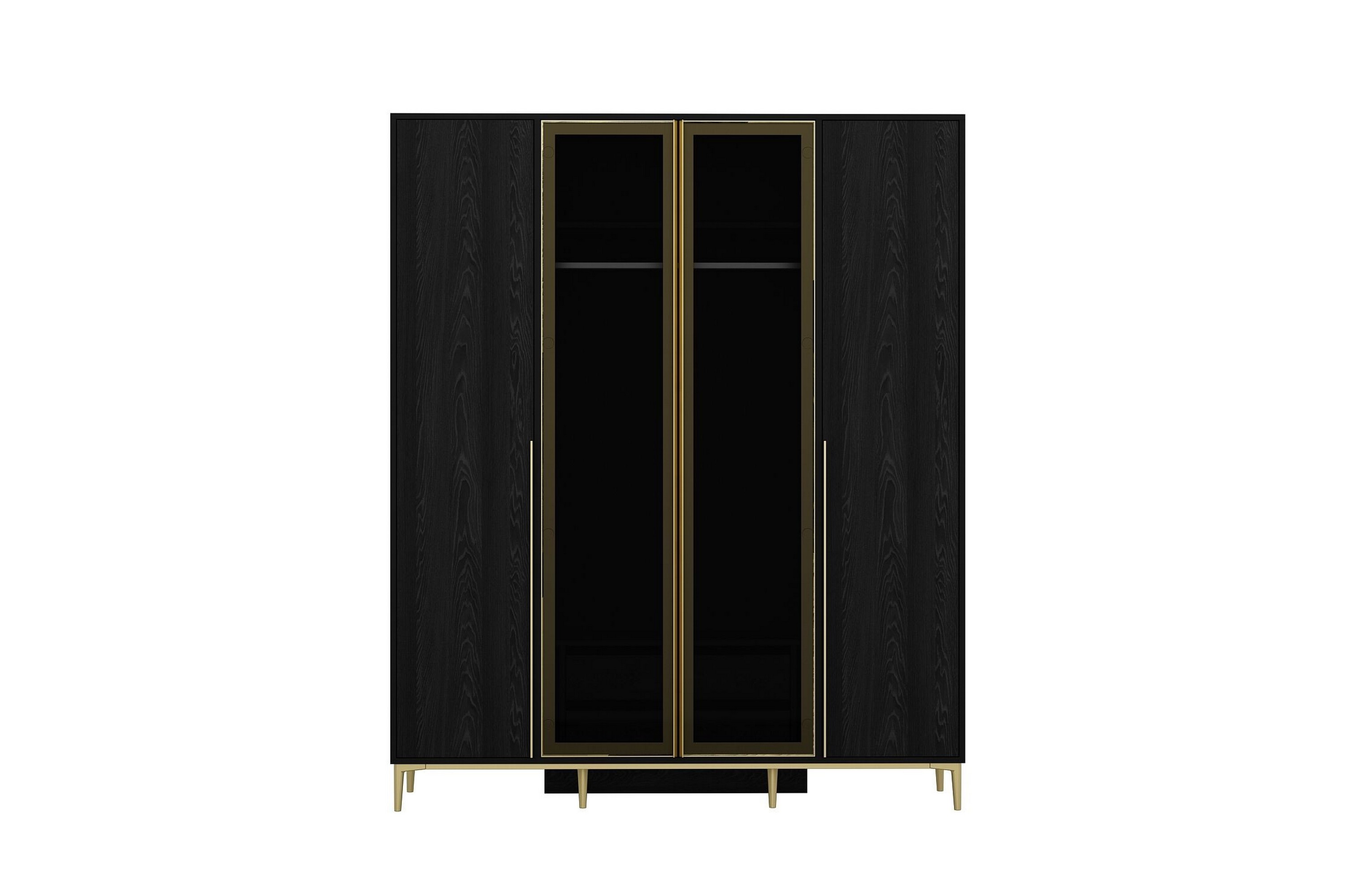 Garderob Elevate 180x218 cm Svart