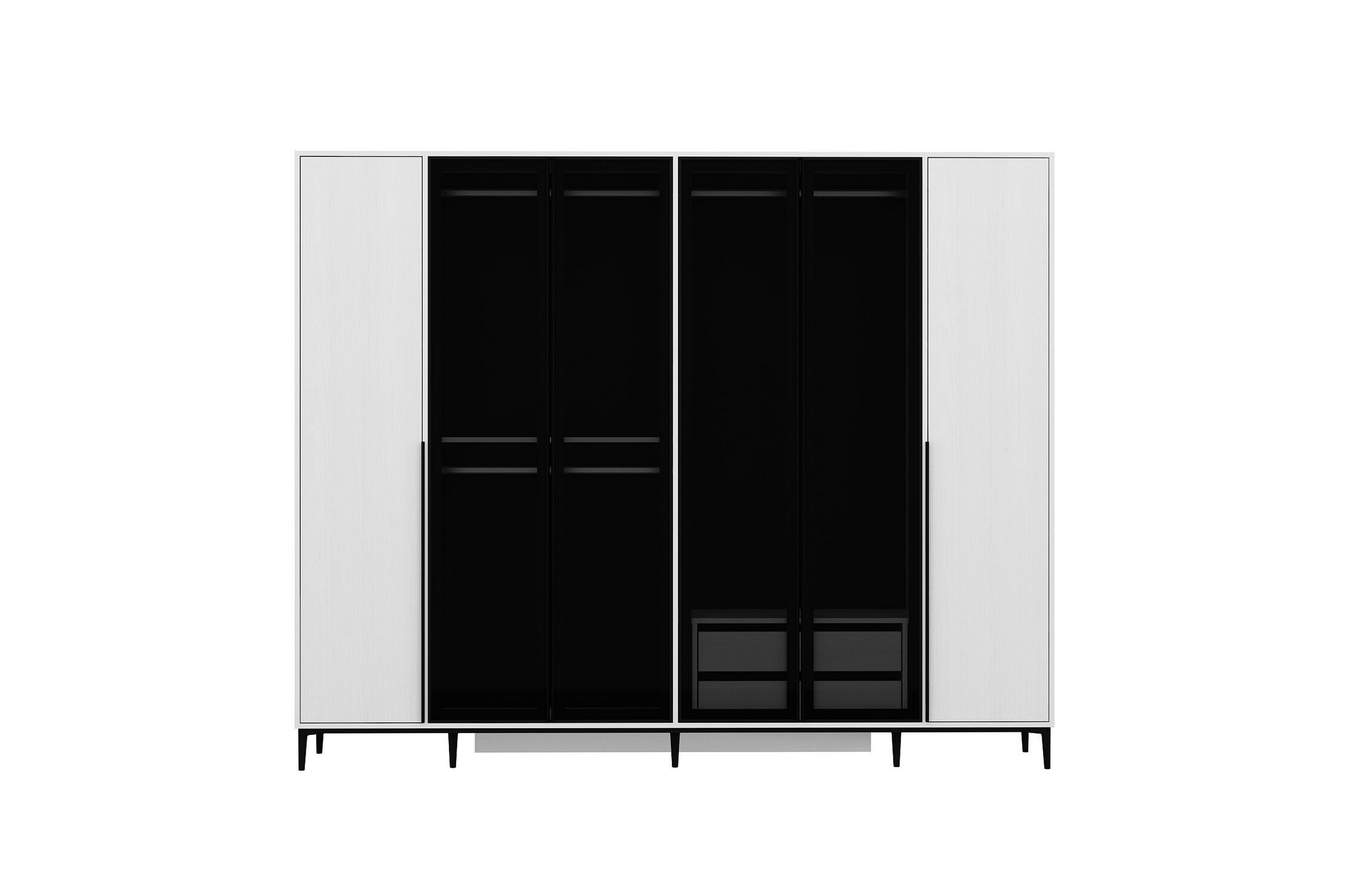 Garderob Elevate 268x218 cm Vit