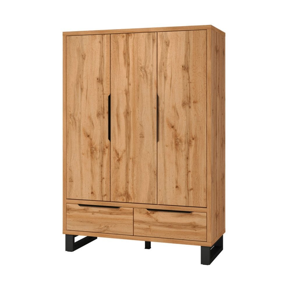 Garderob Halle S 3 D&ouml;rrar med 2 L&aring;dor -