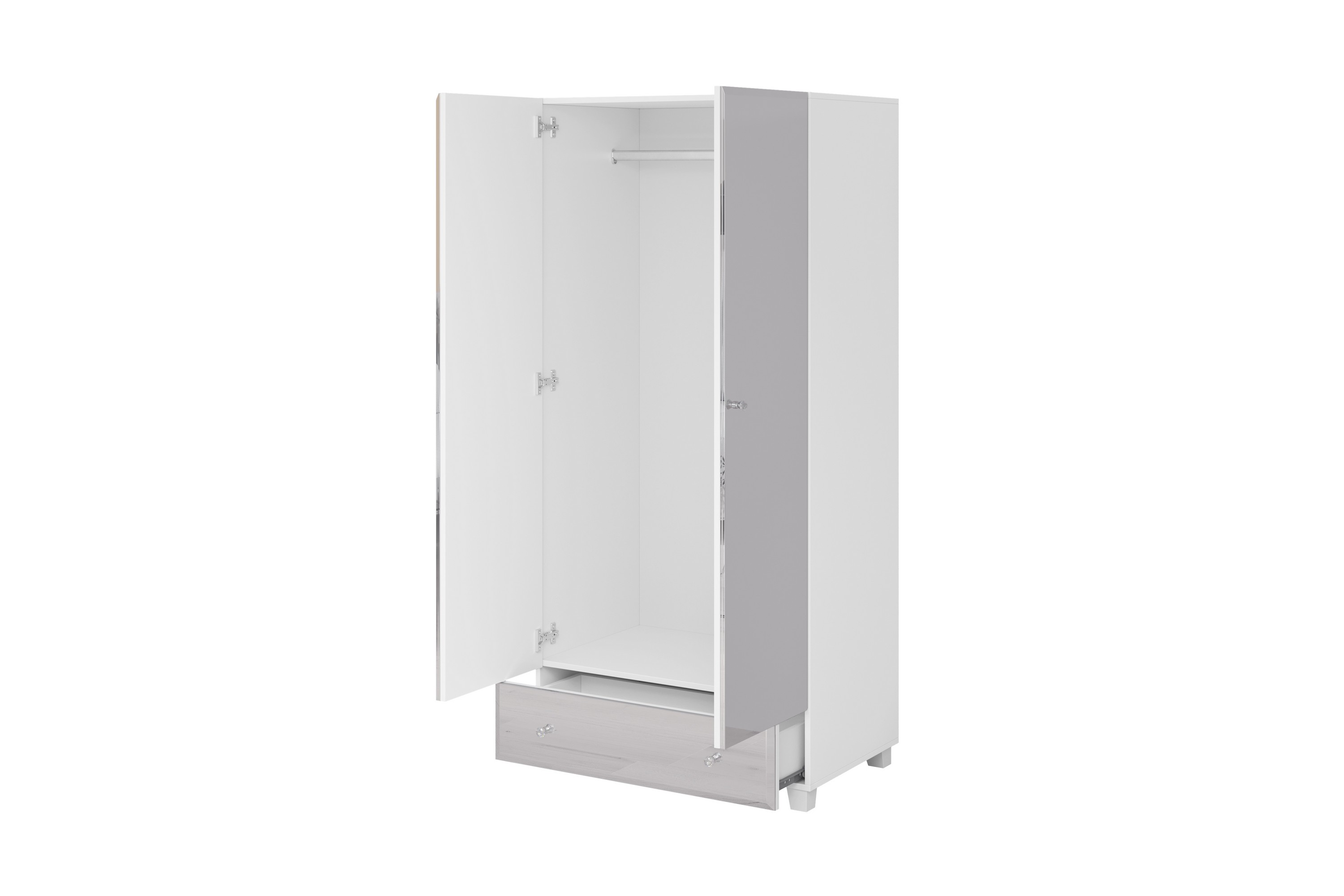 Garderob Hebbila 55x86 cm Vit