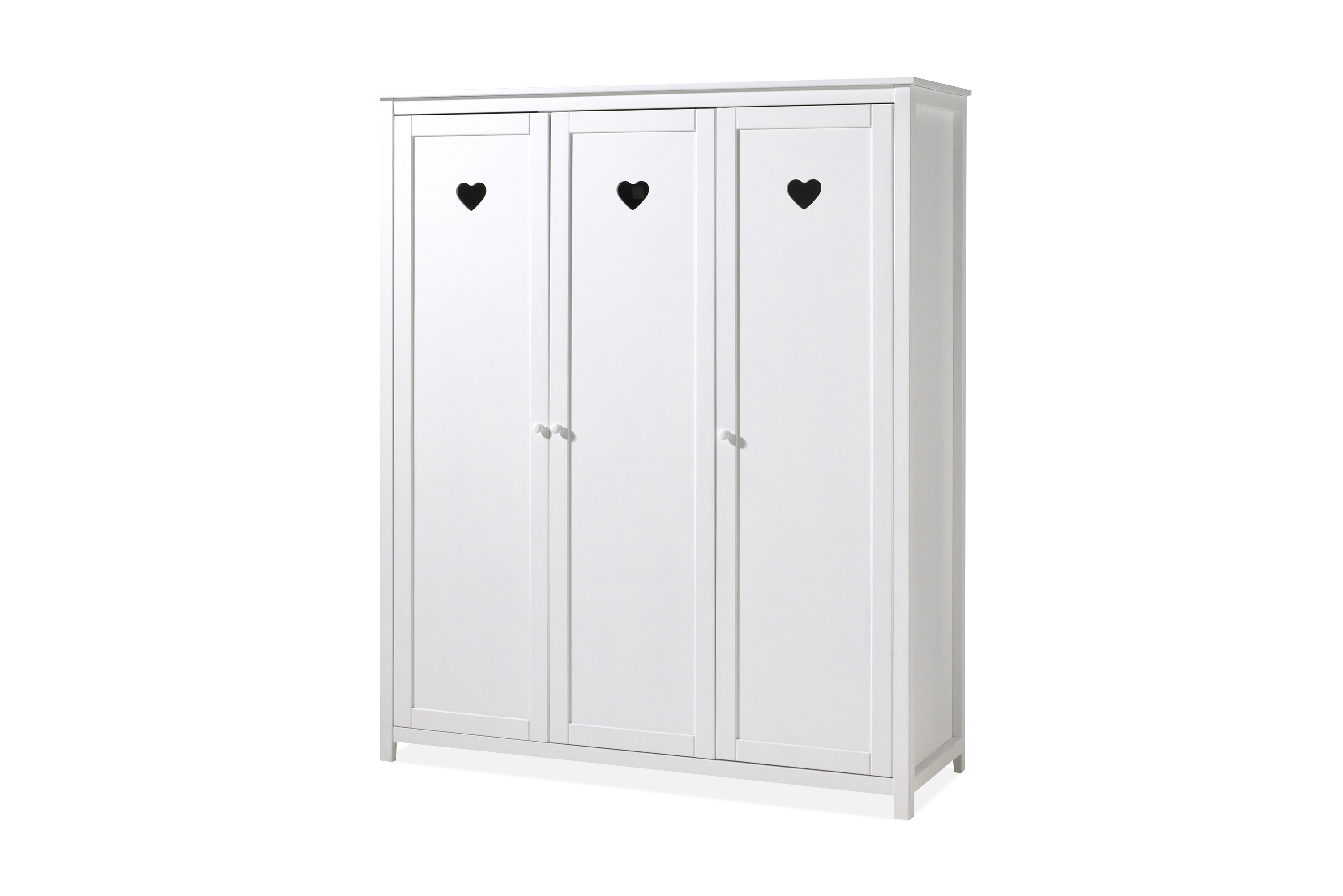 garderob hokeby 3 dörrar - vit