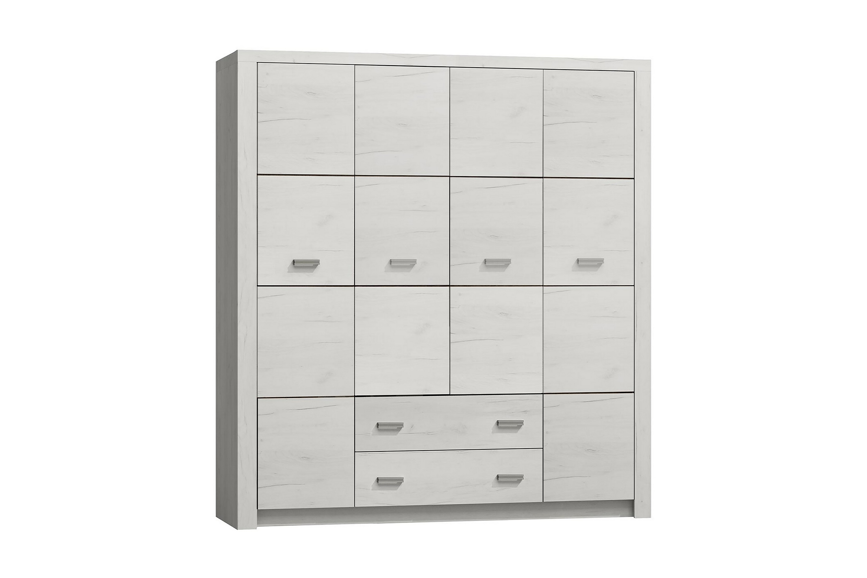 Garderob Indianapolis 178x58x214 cm Vit