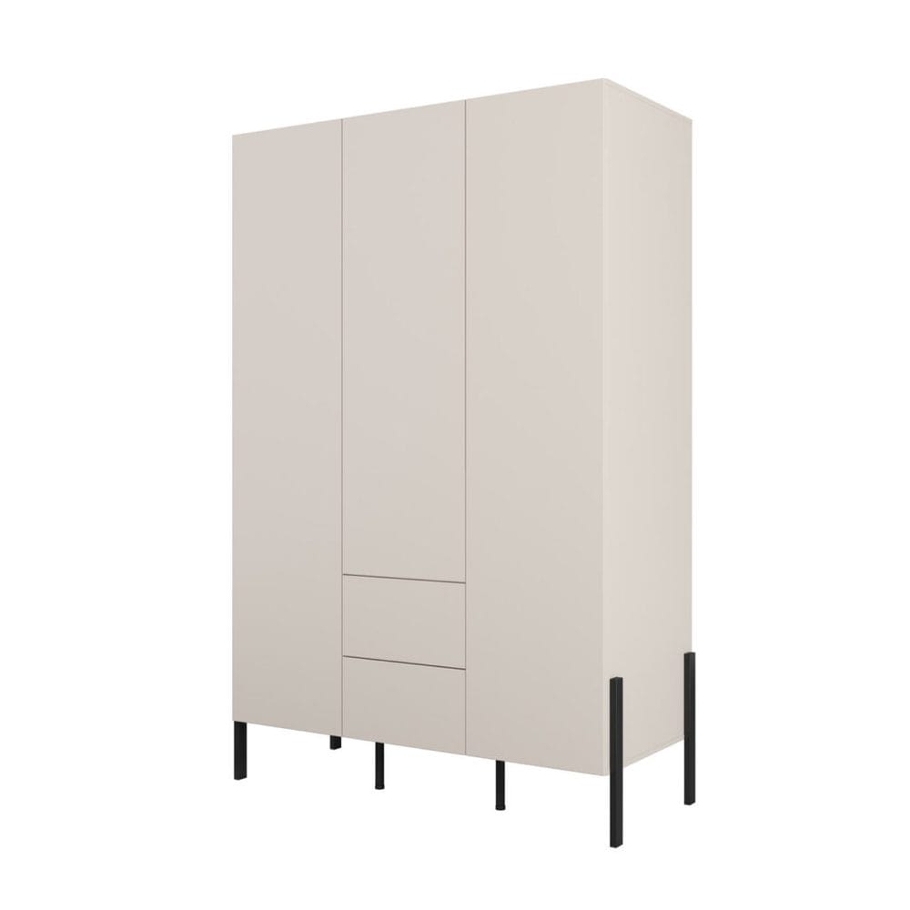 Garderob Jukon S 3 D&ouml;rrar med 2 L&aring;dor -