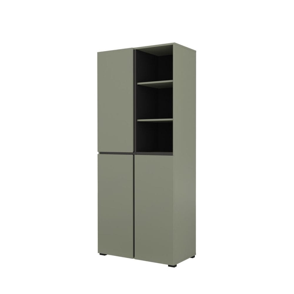 Garderob Kors 3 d&ouml;rrar - Gr&ouml;n