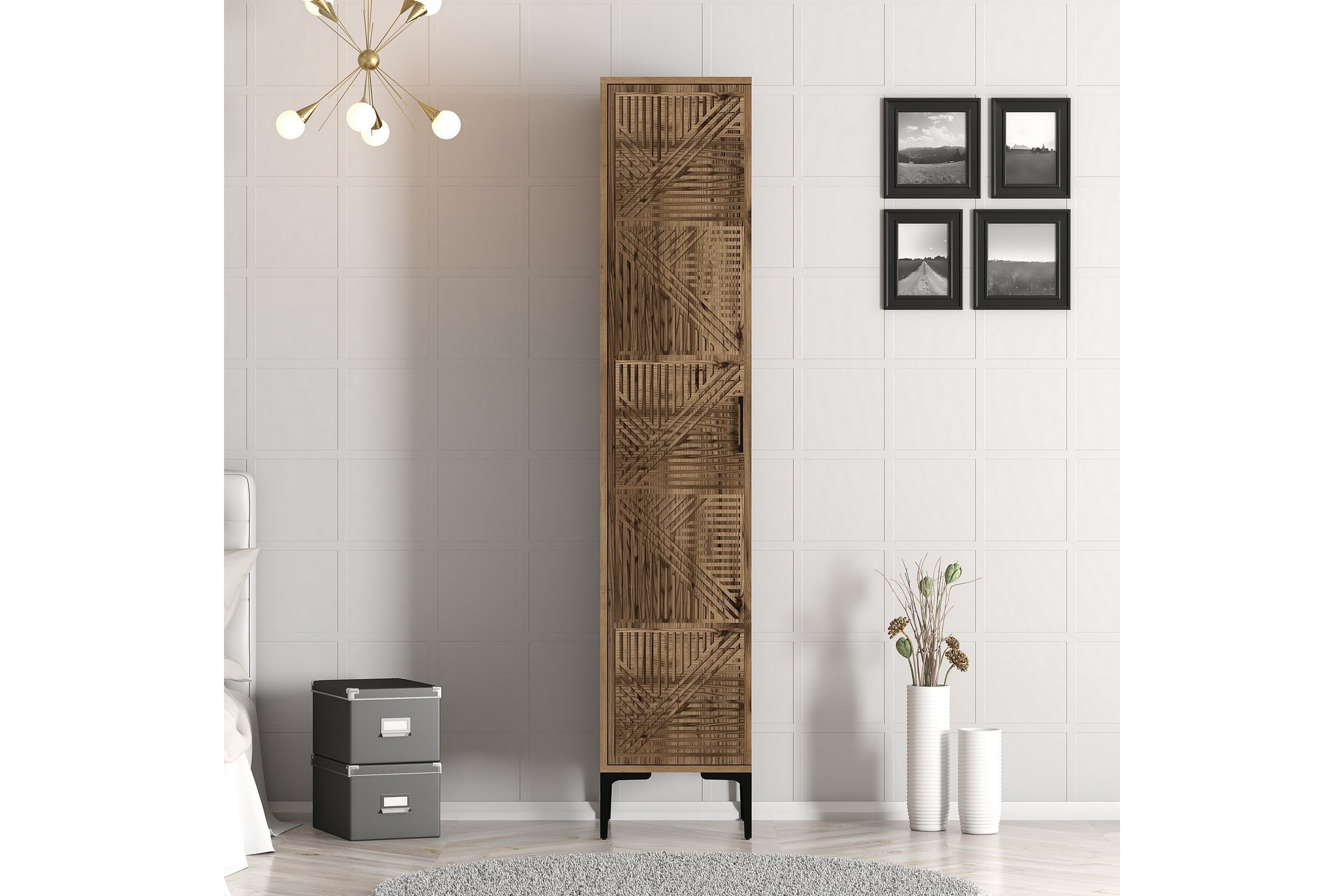 Garderob Kumsal 40 cm Valnöt