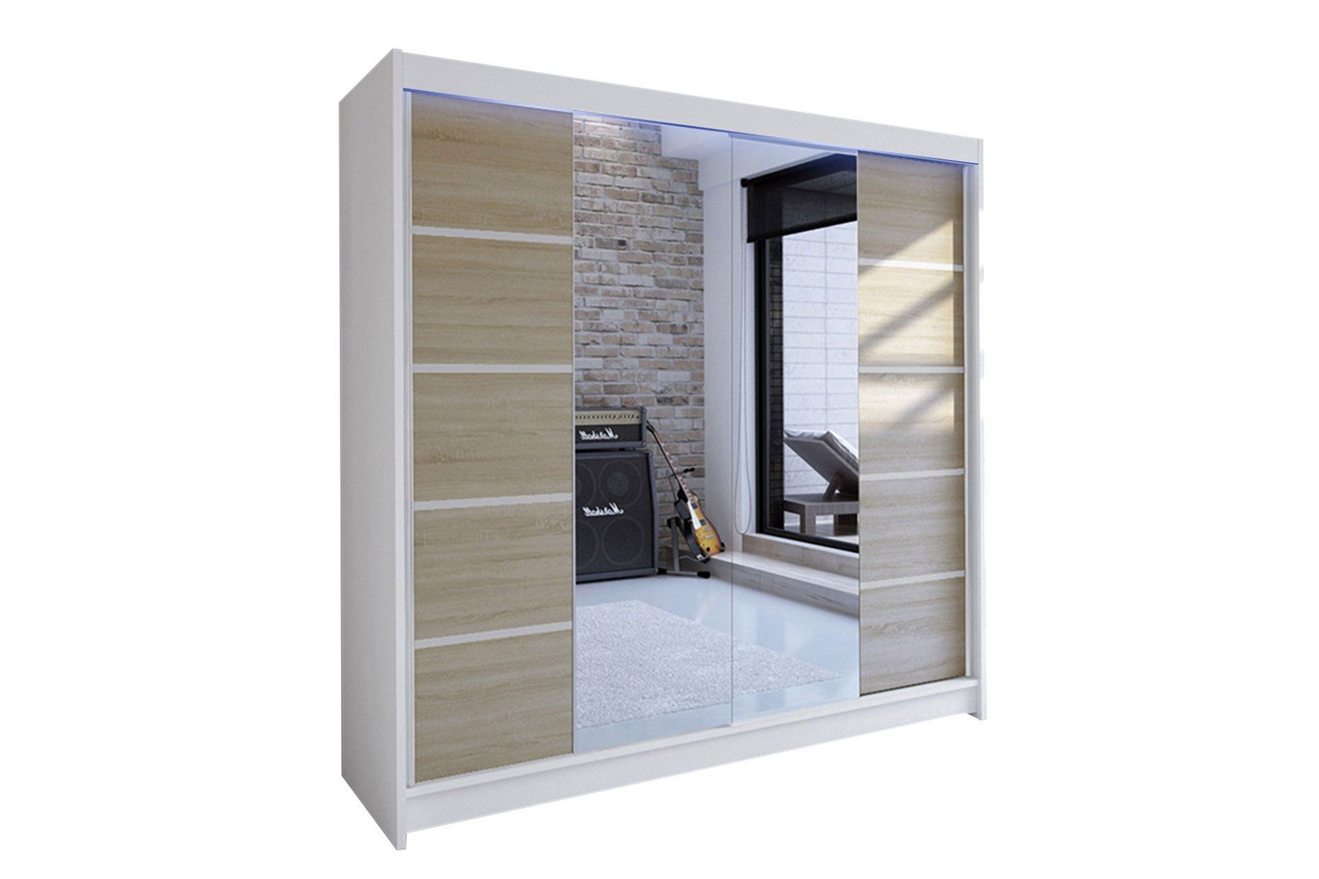 Garderob + LED - VitEk