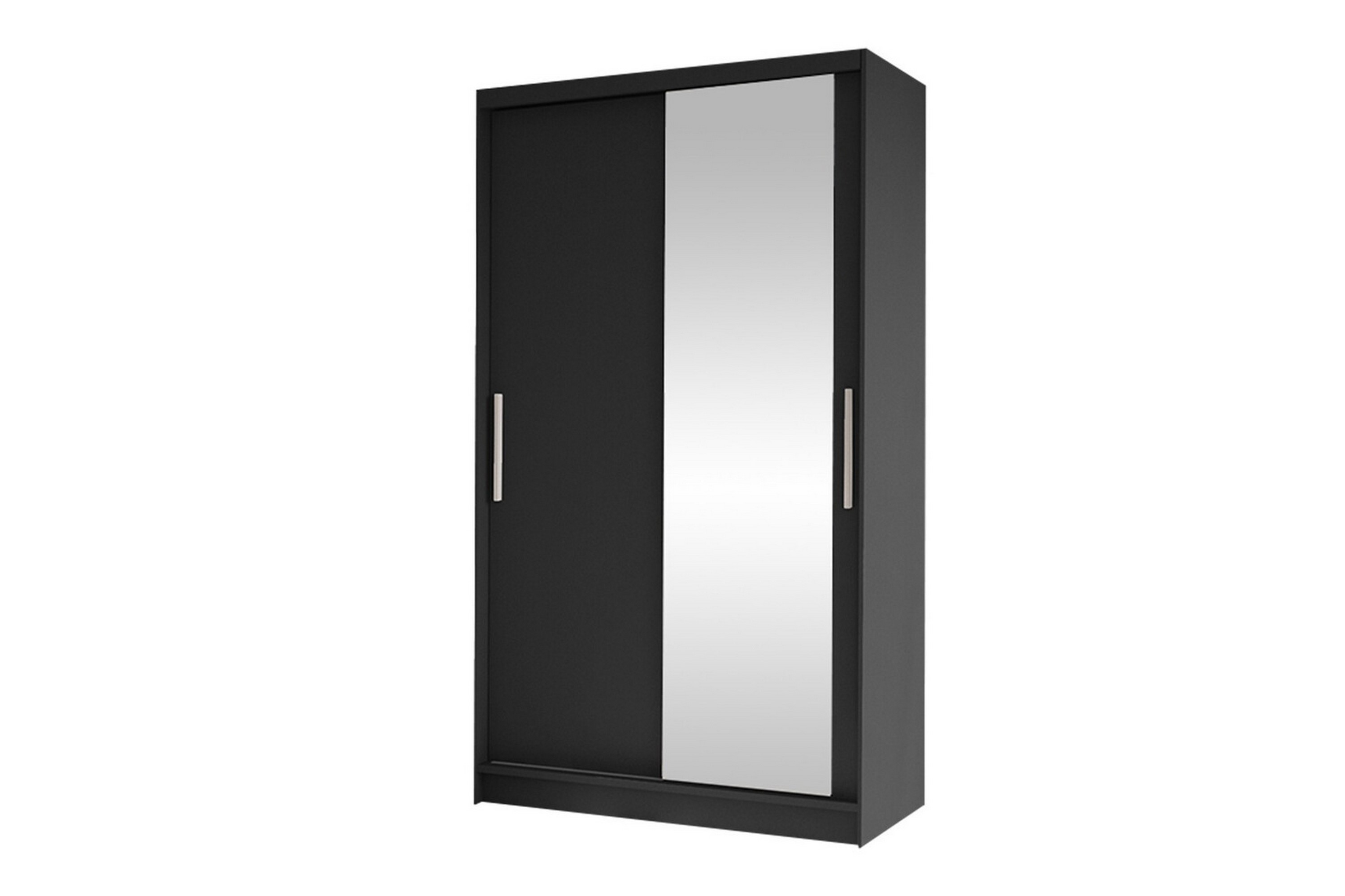 garderob m. spegel glenmore - svart