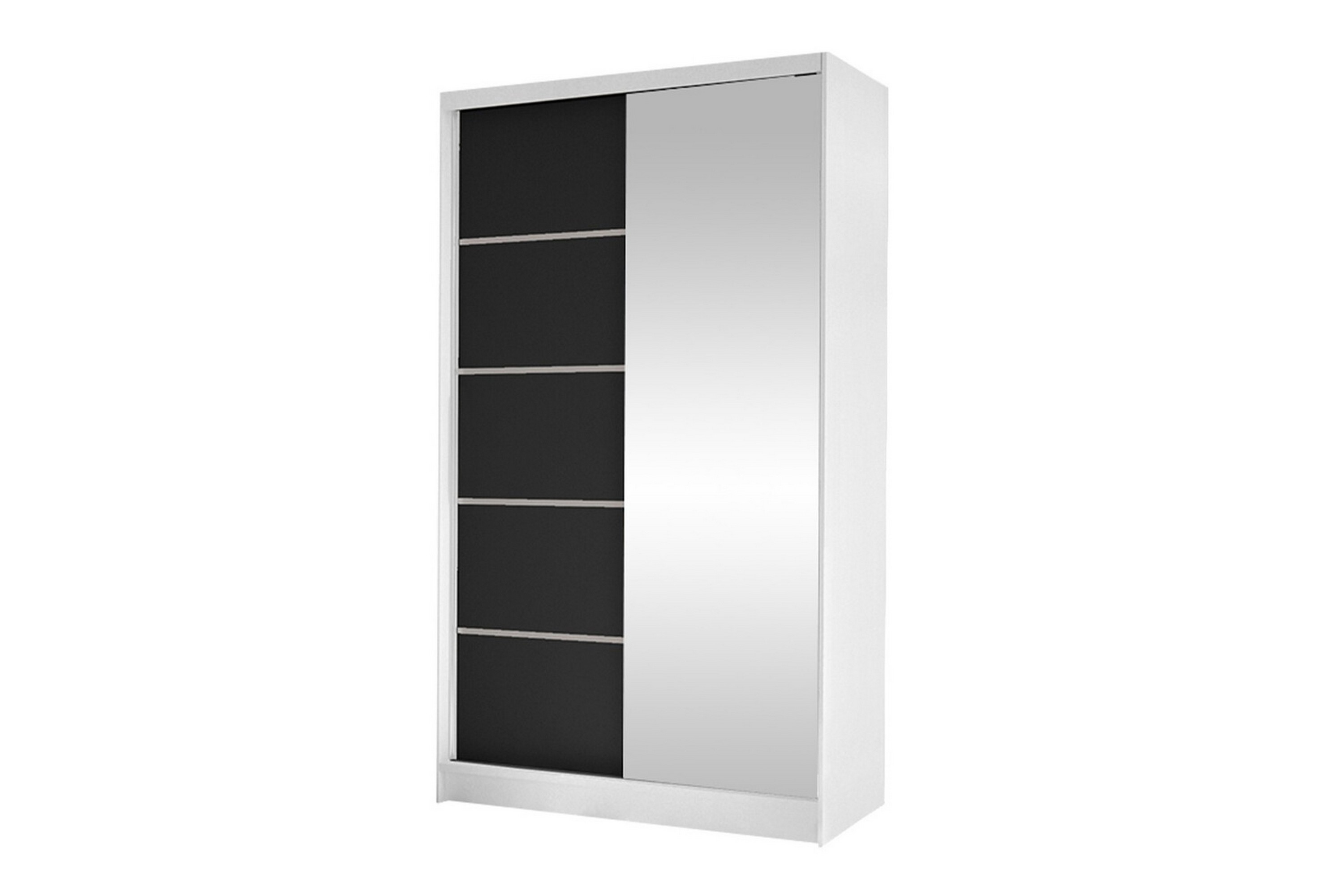 garderob m. spegel glenmore - vit