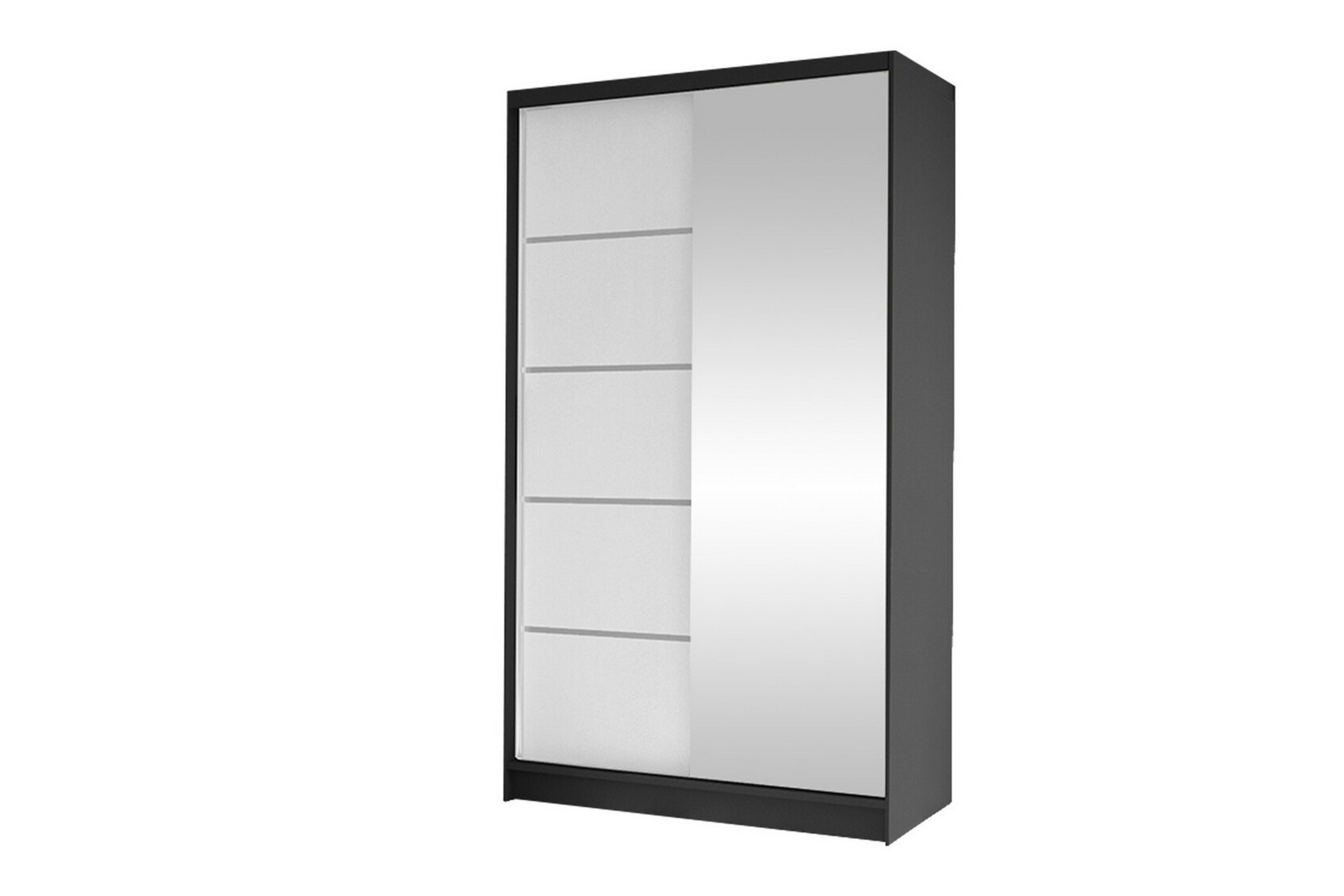 garderob m. spegel glenmore - vit