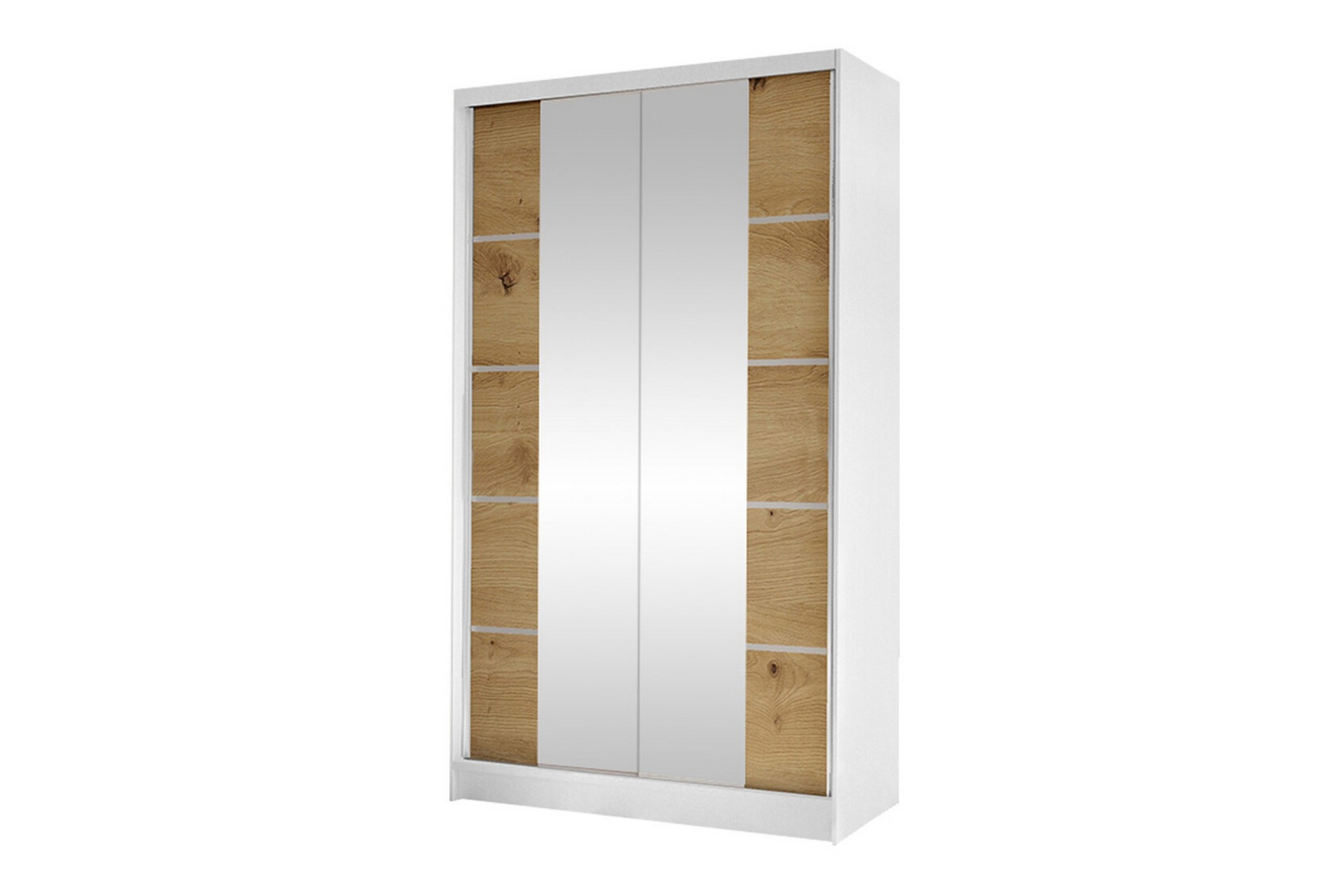 garderob m. spegel glenmore - vit