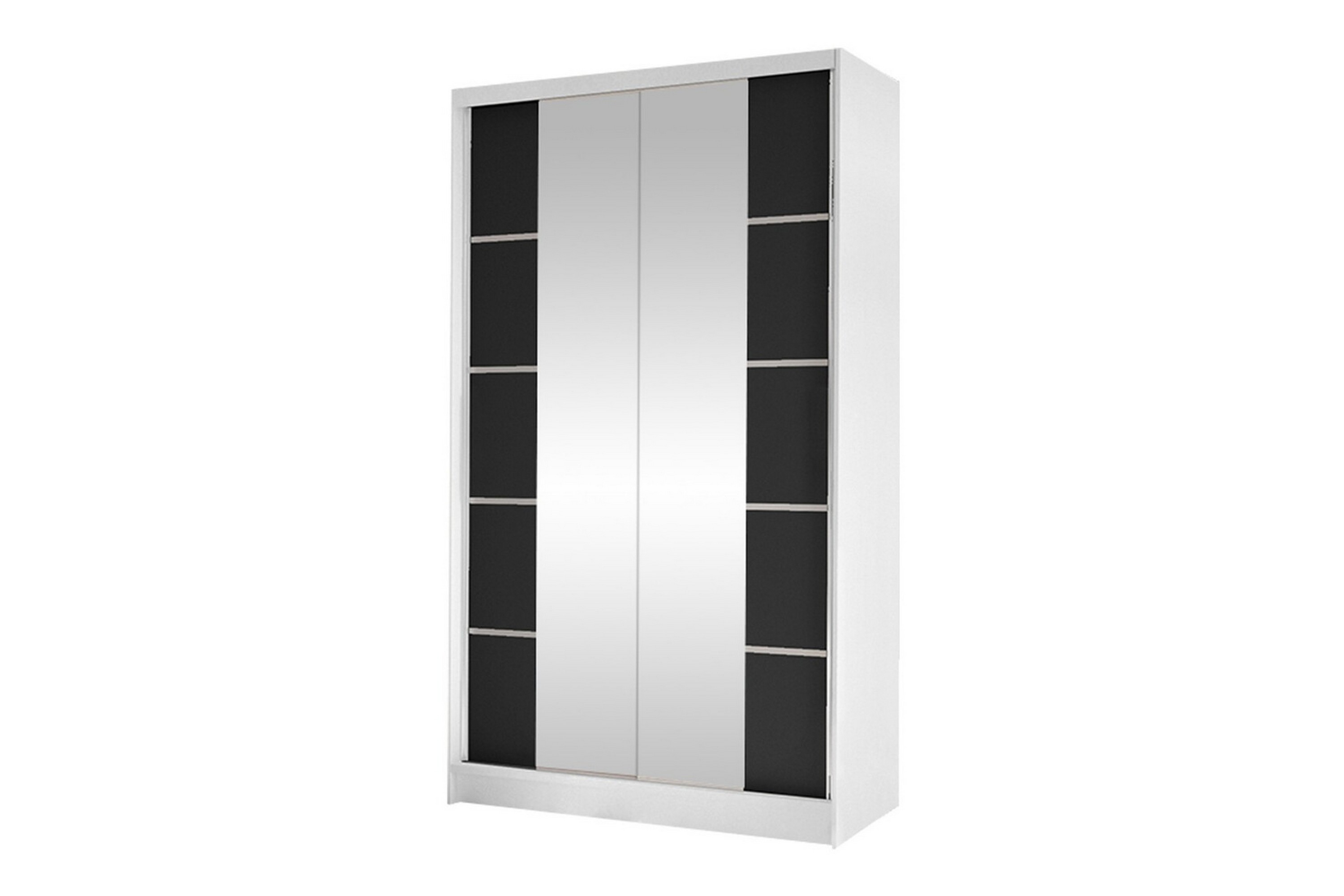 garderob m. spegel glenmore - vit