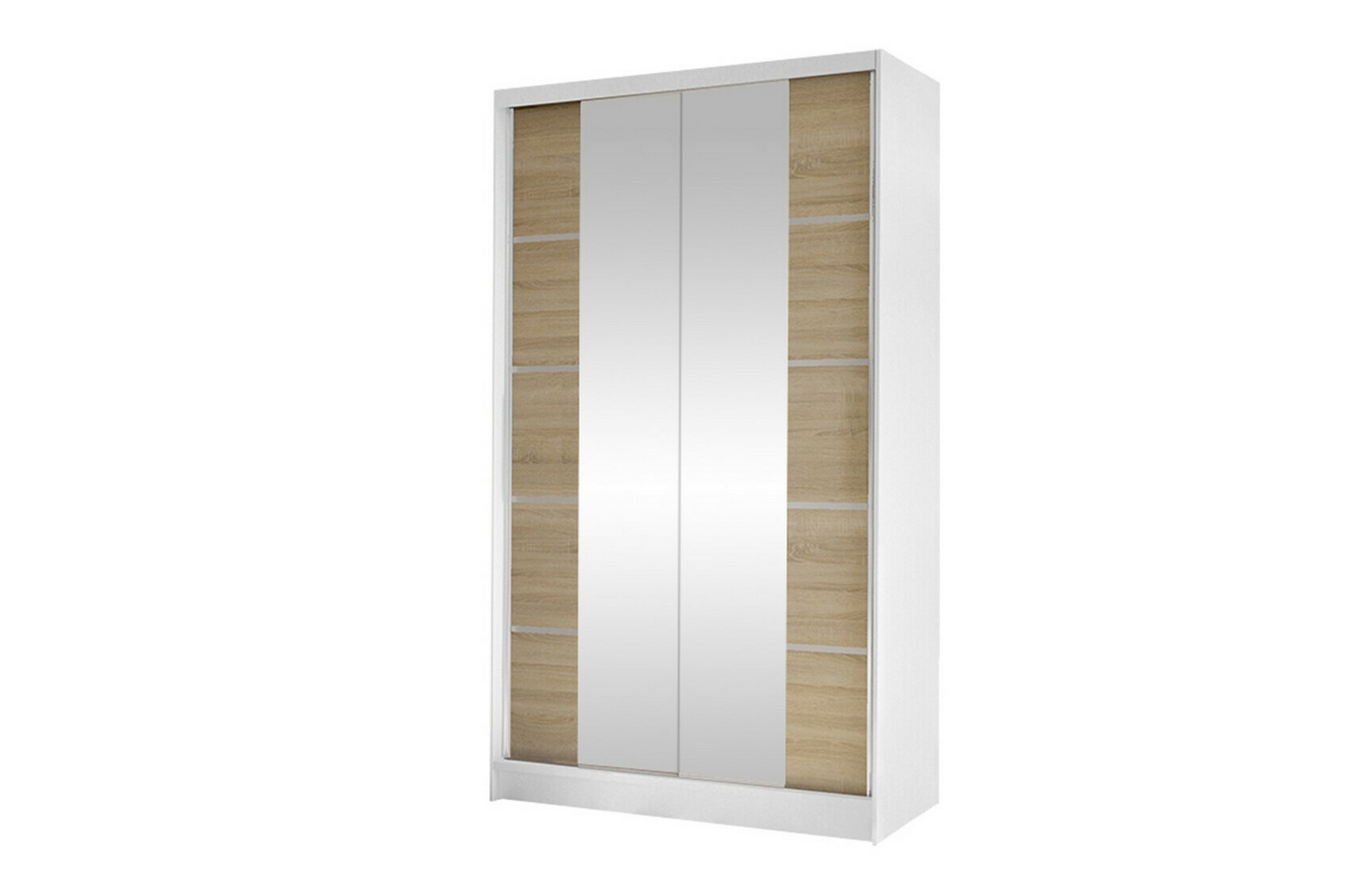 garderob m. spegel glenmore - vit