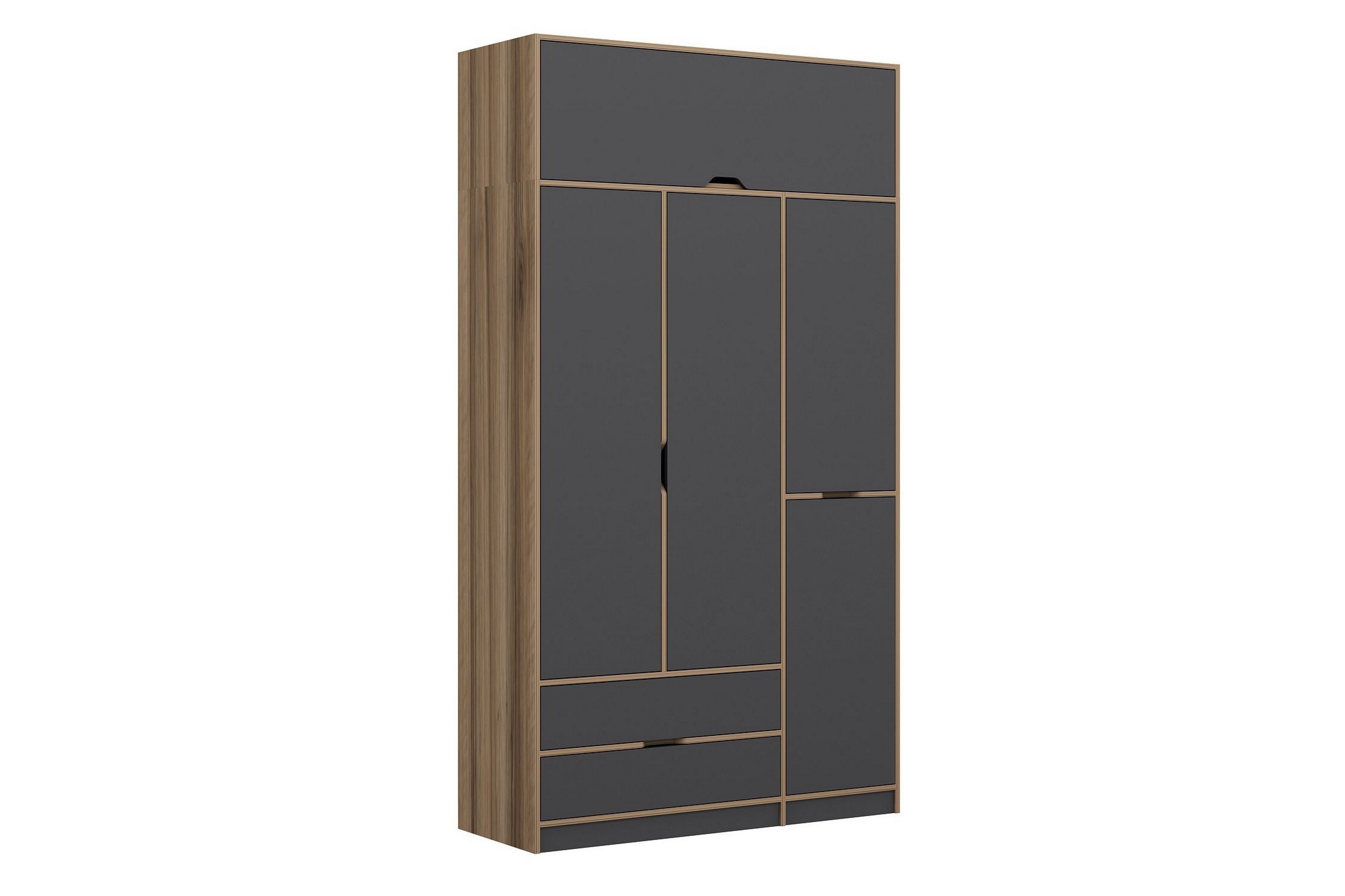 Garderob Munna 140x253 cm Antracit