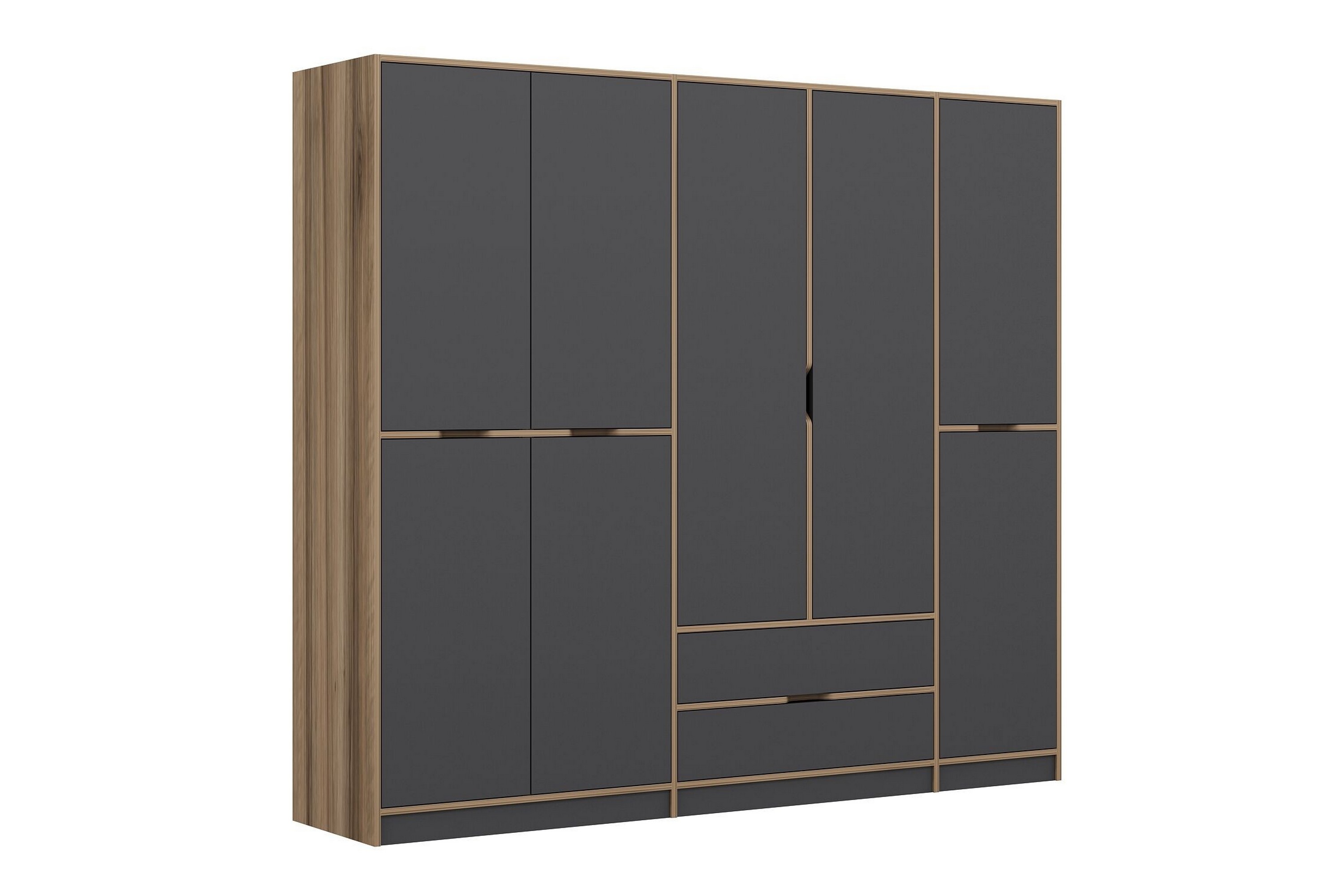 garderob munna 232x208 cm - antracit