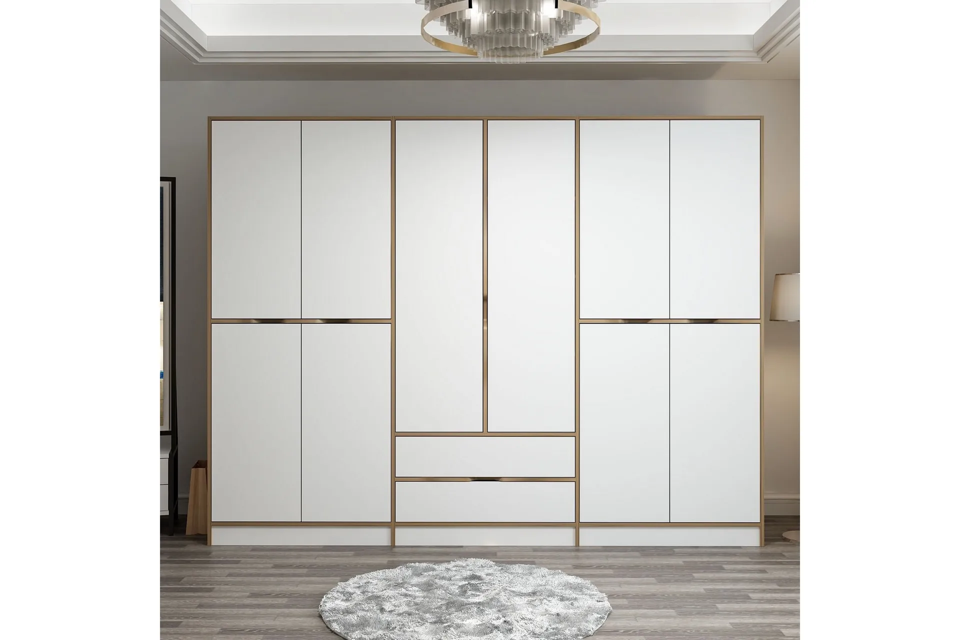 garderob munna 270 cm - vit