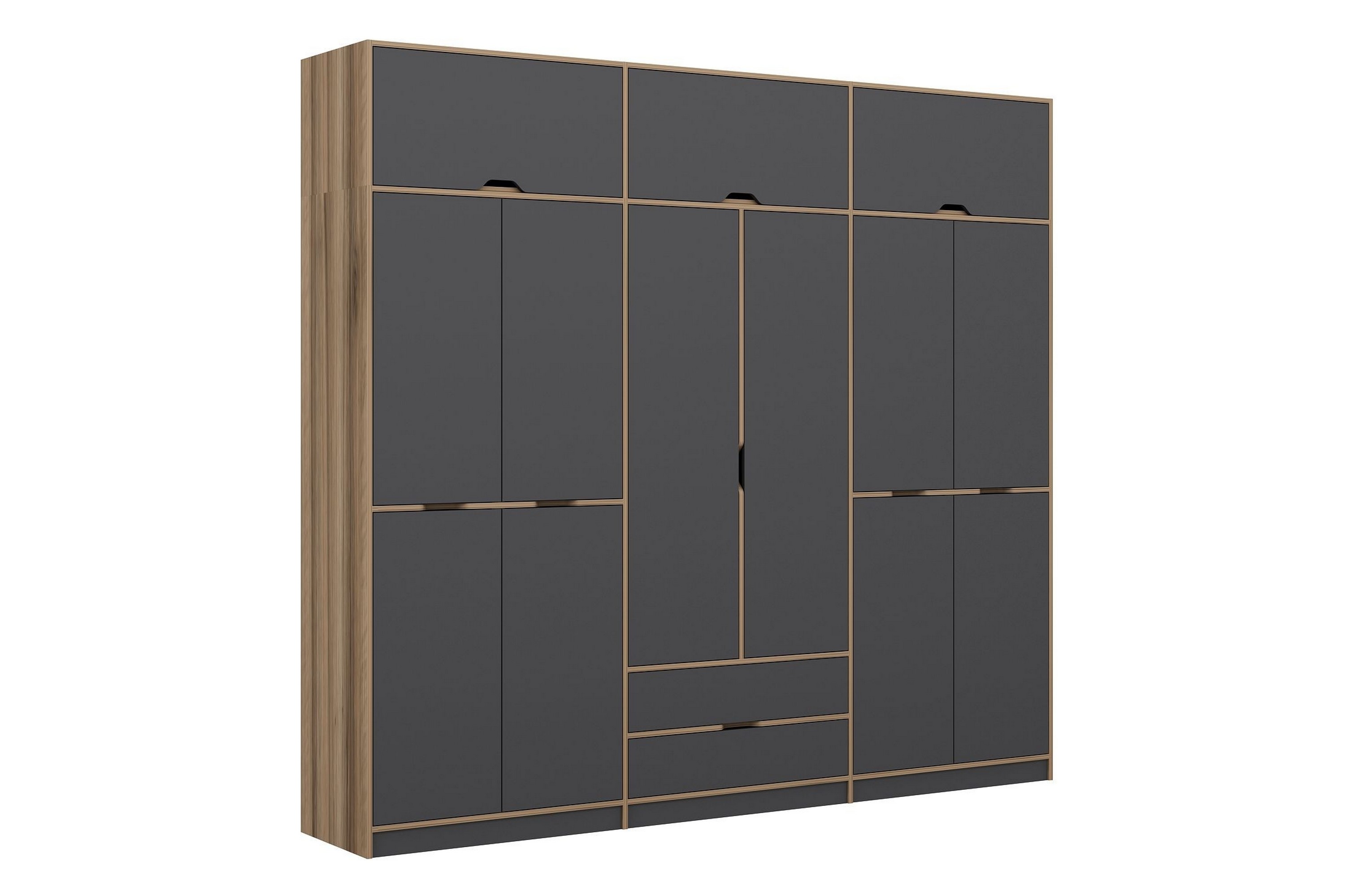 garderob munna 277x253 cm - antracit