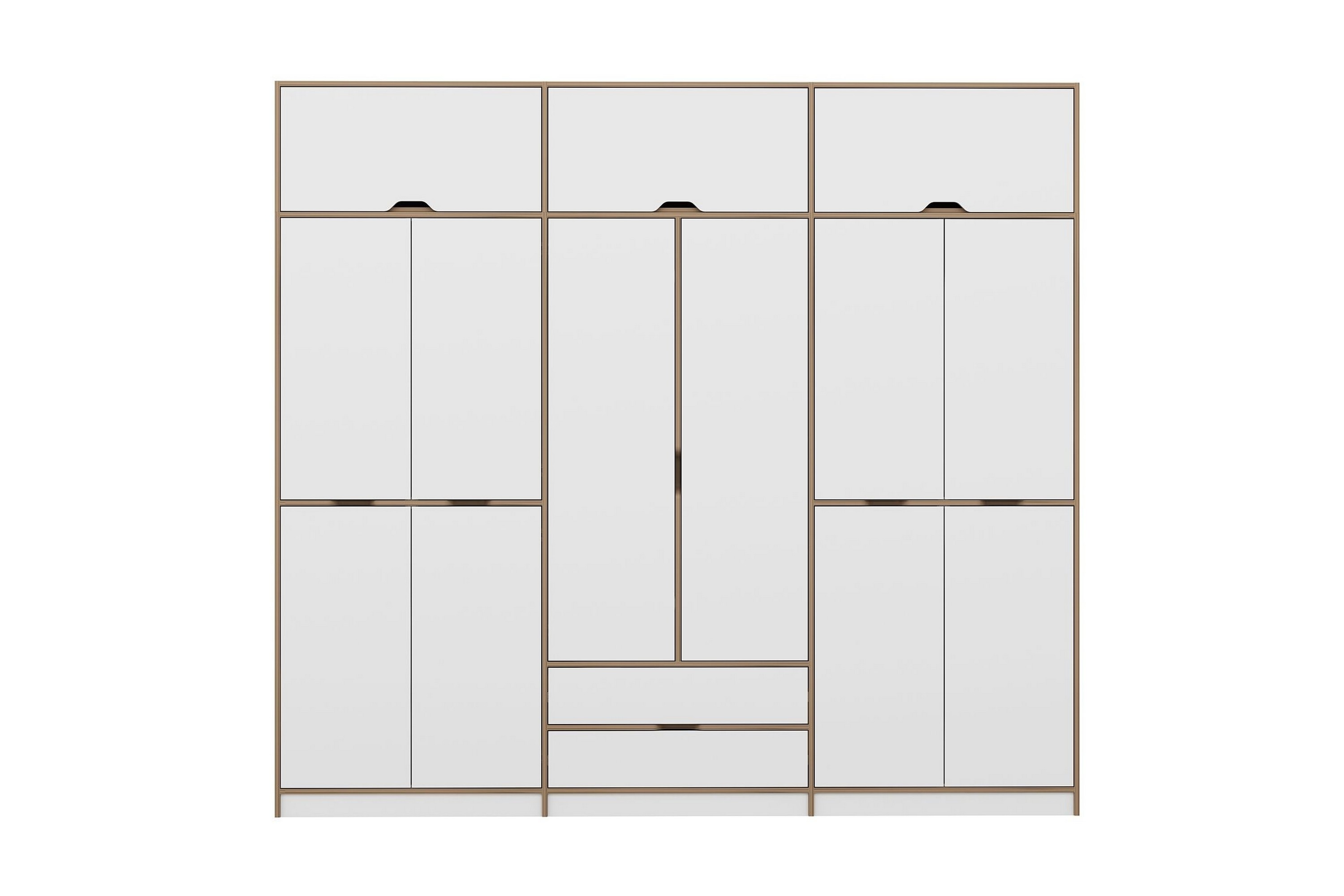 garderob munna 277x253 cm - vit