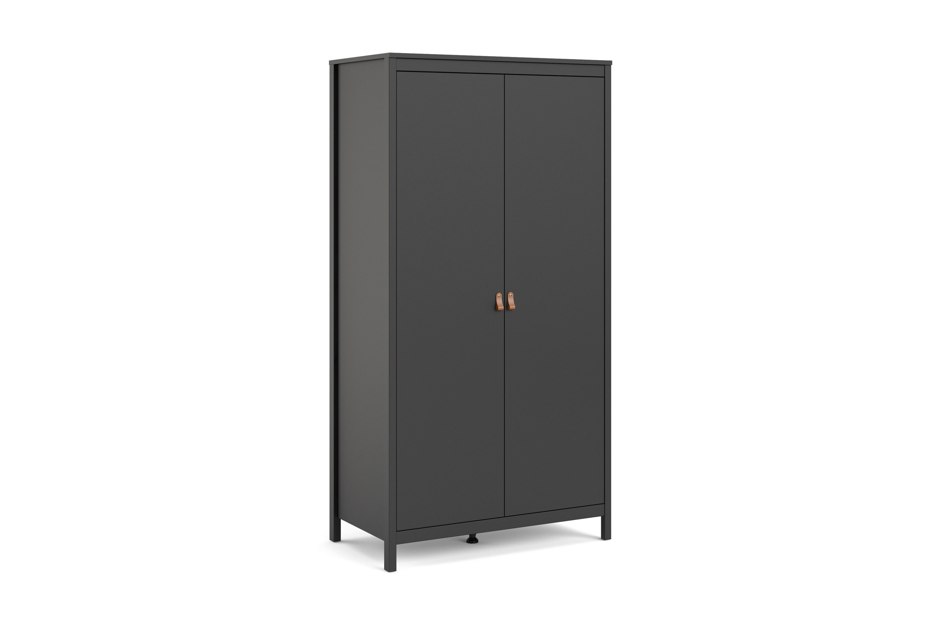 Garderob Osterholm 58x102 cm Svart/Natur